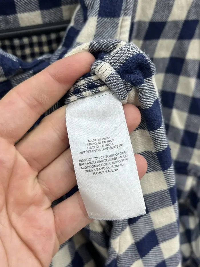 Polo Ralph Lauren Polo Ralph Lauren Heavy Cotton Check Flannel Overshirt Size US L / EU 52-54 / 3 - 5 Thumbnail
