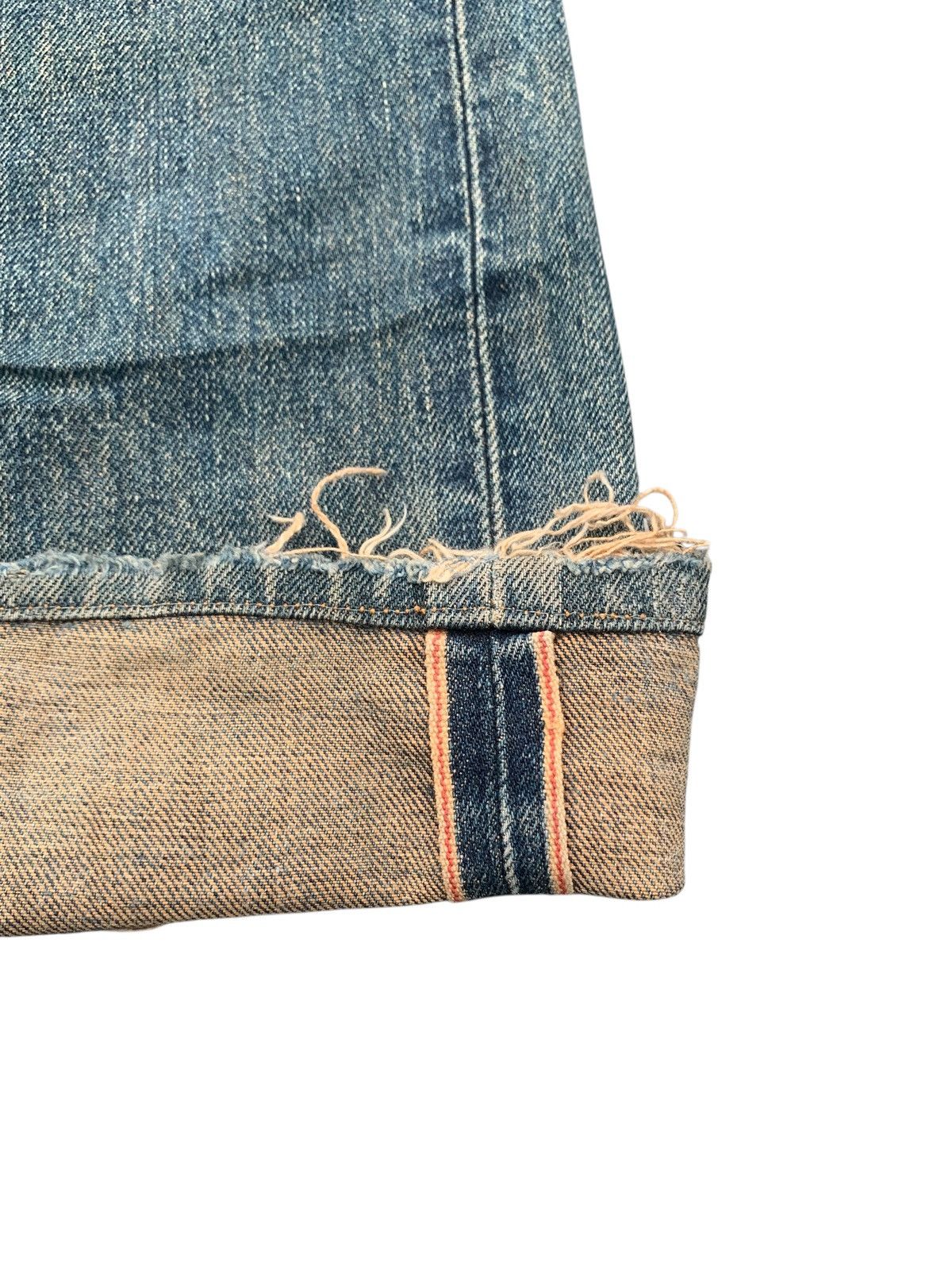 Kapital VINTAGE EDWIN 505 SELVEDGE RUSTY JAPANESE DISTRESSED DENIM Size US 28 / EU 44 - 11 Thumbnail