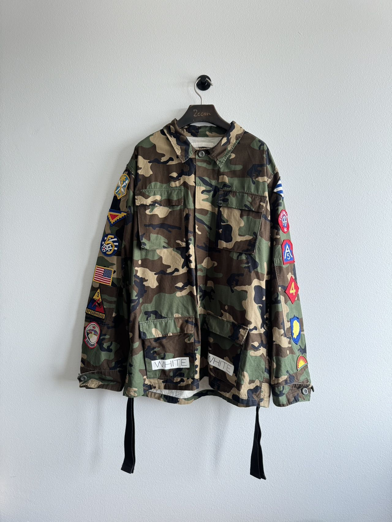 Off-White Off-White Virgil Abloh Vintage Camouflage Jacket Size US XL / EU 56 / 4 - 8 Thumbnail