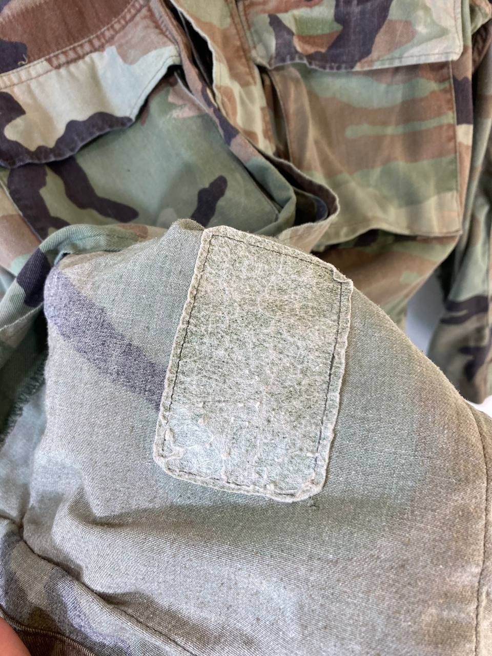 Vintage vintage faded camo military jacket nice design Size US M / EU 48-50 / 2 - 11 Thumbnail