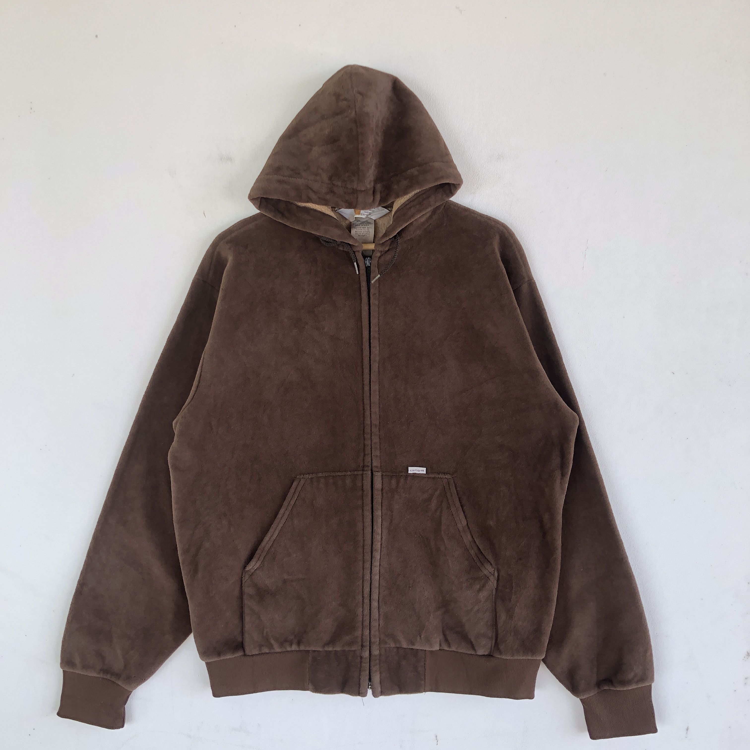 Vintage 80s Carhartt Sweater Hoodie Zipper Sweatshirt
