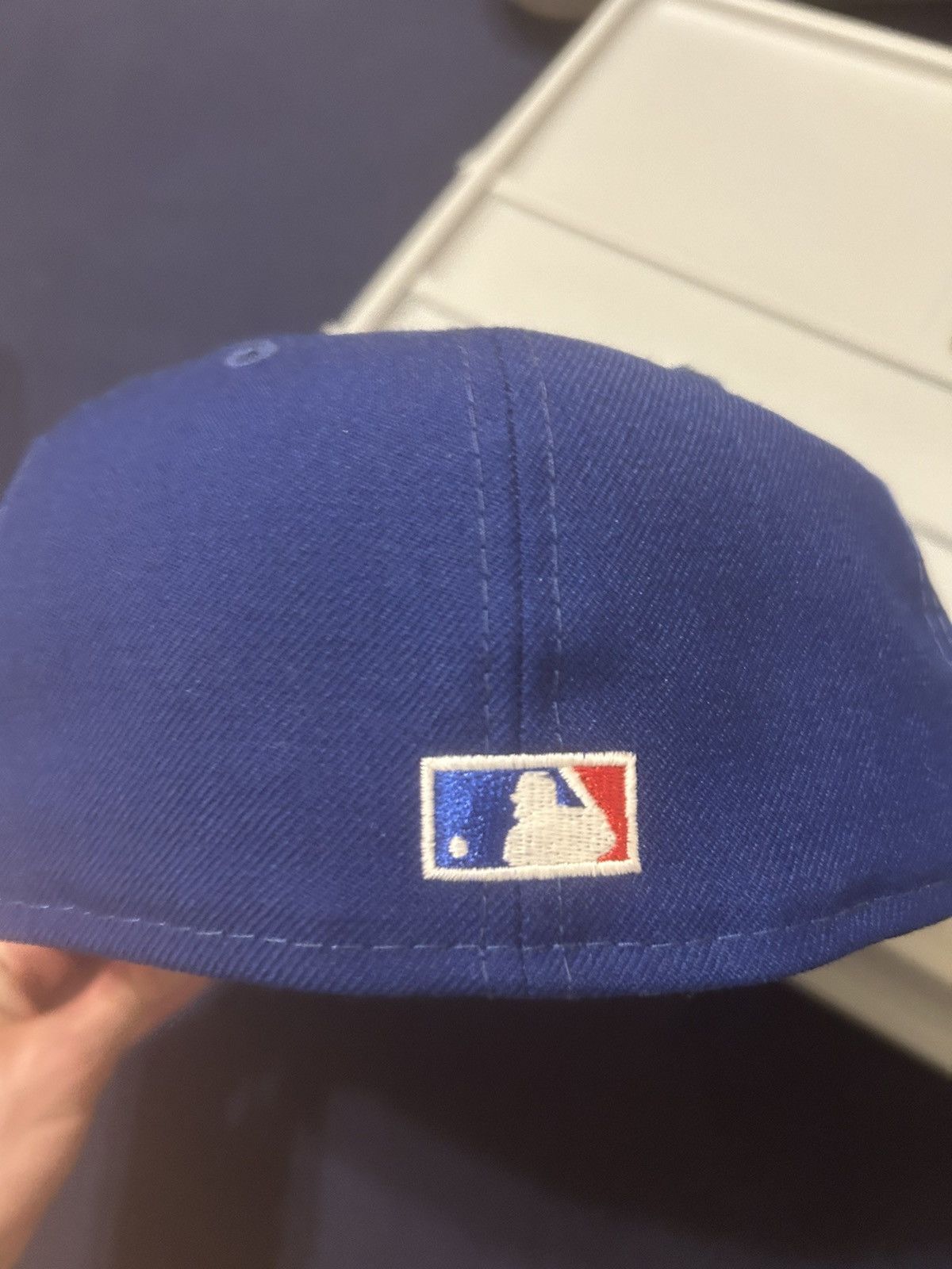 New Era Blue Chicago Cubs New Era Fitted Hat Size 7 Size ONE SIZE - 4 Thumbnail