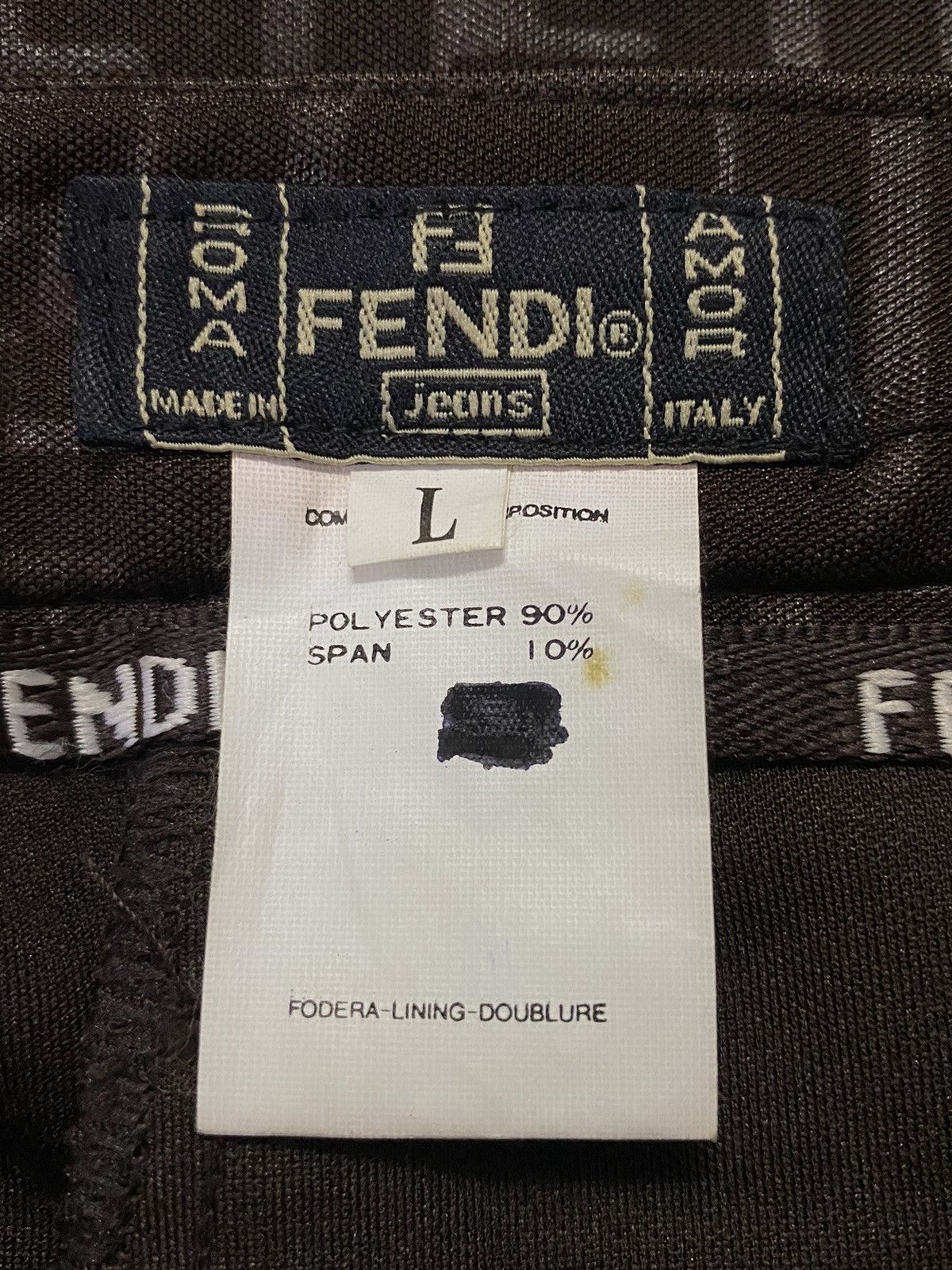 Fendi Vintage FENDI Zucca Monogram Pants Size US 29 - 11 Thumbnail
