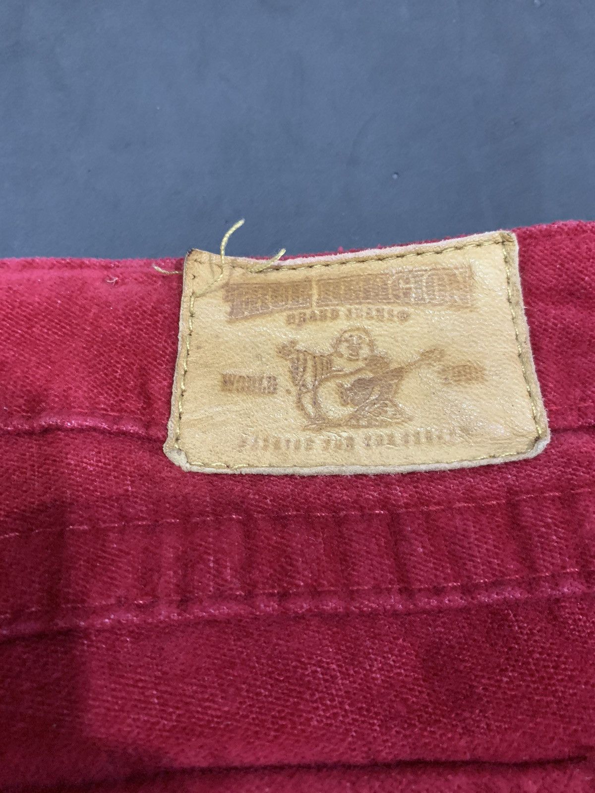 Ed Hardy × Tornado Mart × True Religion 💸BINDINGOFFER💸True religion flared red velvet Size 32" / US 10 / IT 46 - 8 Thumbnail