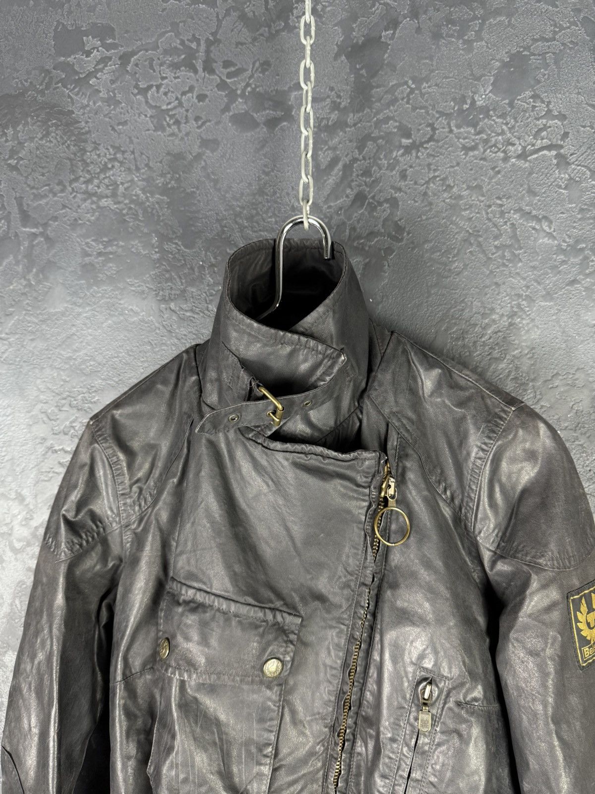 Belstaff Belstaff Sammy Miller Gold Label Women’s Wax Belted Jacket Size M / US 6-8 / IT 42-44 - 9 Thumbnail