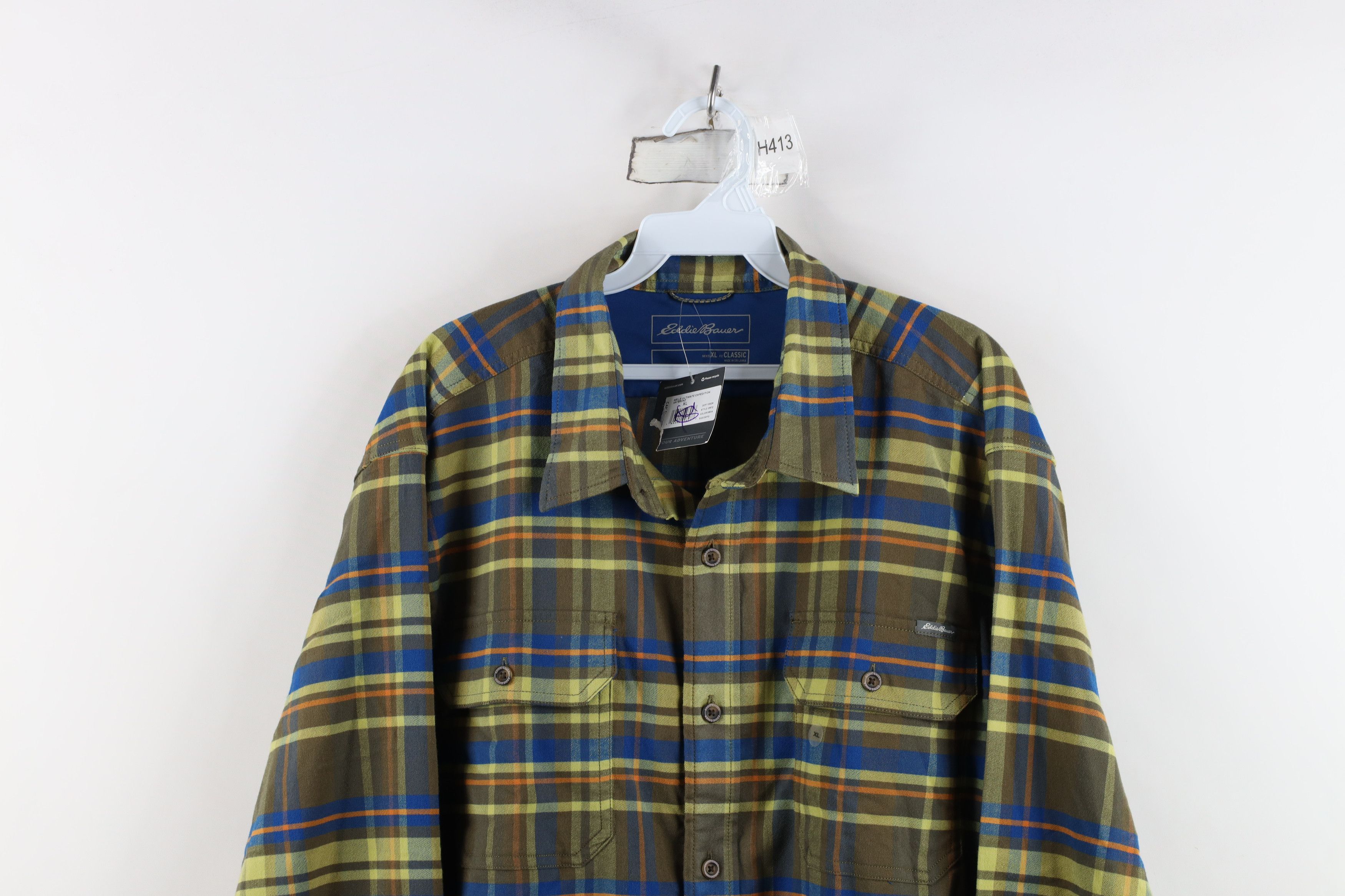 Eddie Bauer New Eddie Bauer Fit Flannel Collared Button Shirt Plaid Size US XL / EU 56 / 4 - 2 Thumbnail