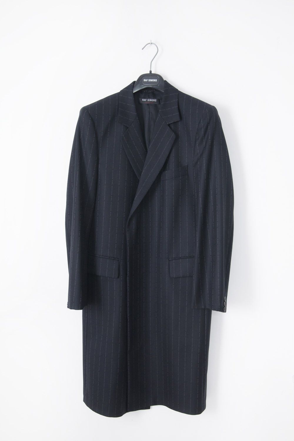 Raf Simons AW98 Raf Simons pinstripe wool coat Size US M / EU 48-50 / 2 - 1 Thumbnail