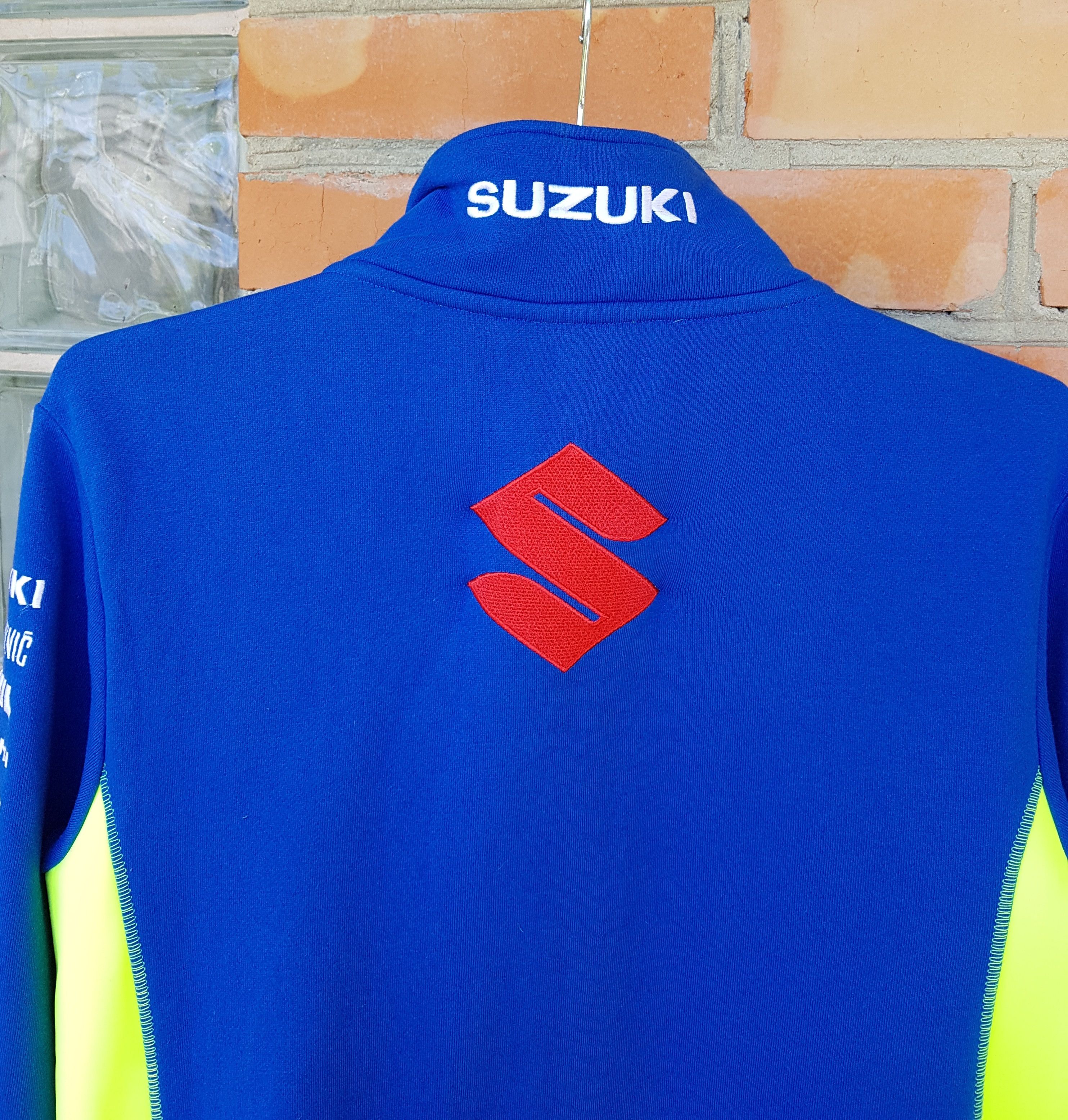 Japanese Brand Suzuki ECSTAR GSX-RR Full Zip Track Top Sweatshirt Size US S / EU 44-46 / 1 - 3 Thumbnail