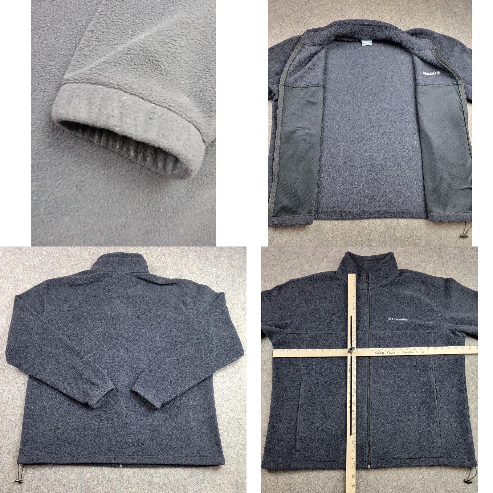 Layer 8 Columbia Jacket Mens 2XL Black Full Zip Fleece Outdoor Hiking Warm XXL Layer Size US XXL / EU 58 / 5 - 8 Thumbnail
