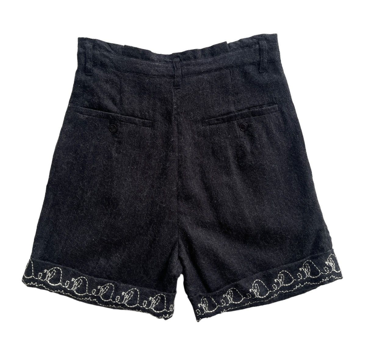 Issey Miyake Issey Miyake Ne-net Wool Women Shortpants Size 29" - 2 Thumbnail