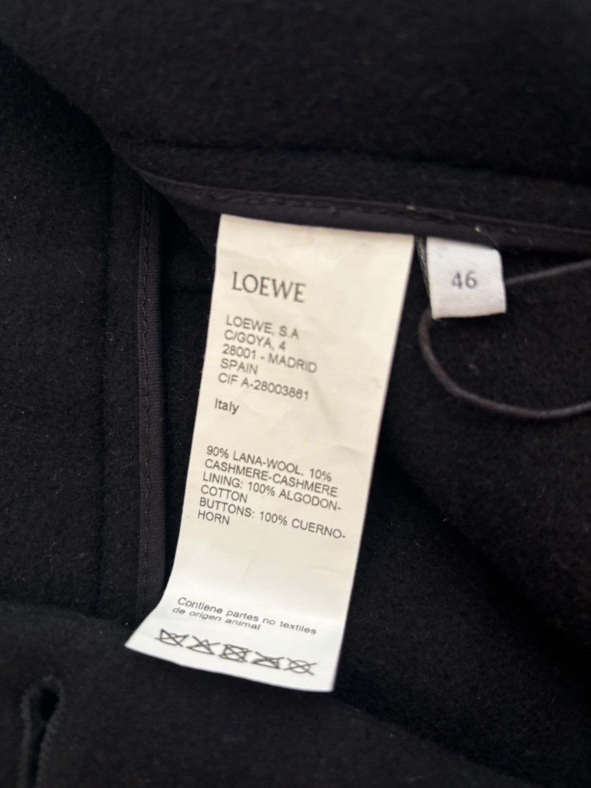 Loewe Loewe AW21 wool/cashmere cargo trousers Size US 30 / EU 46 - 7 Thumbnail