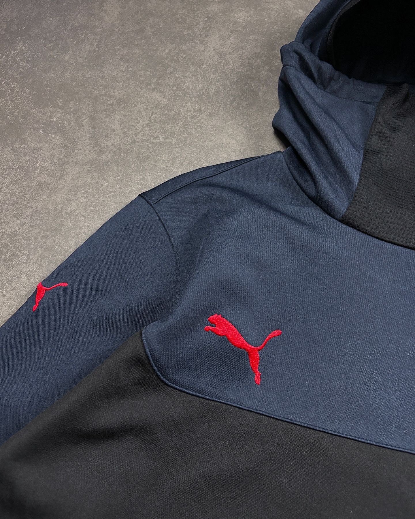 Puma Puma Two Tone Ninja Pullover Hoodie Size US XL / EU 56 / 4 - 5 Thumbnail