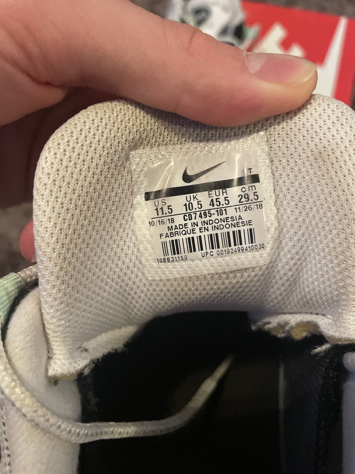 Nike Air max 95 (fresh mint) Size US 11.5 / EU 44-45 - 3 Thumbnail