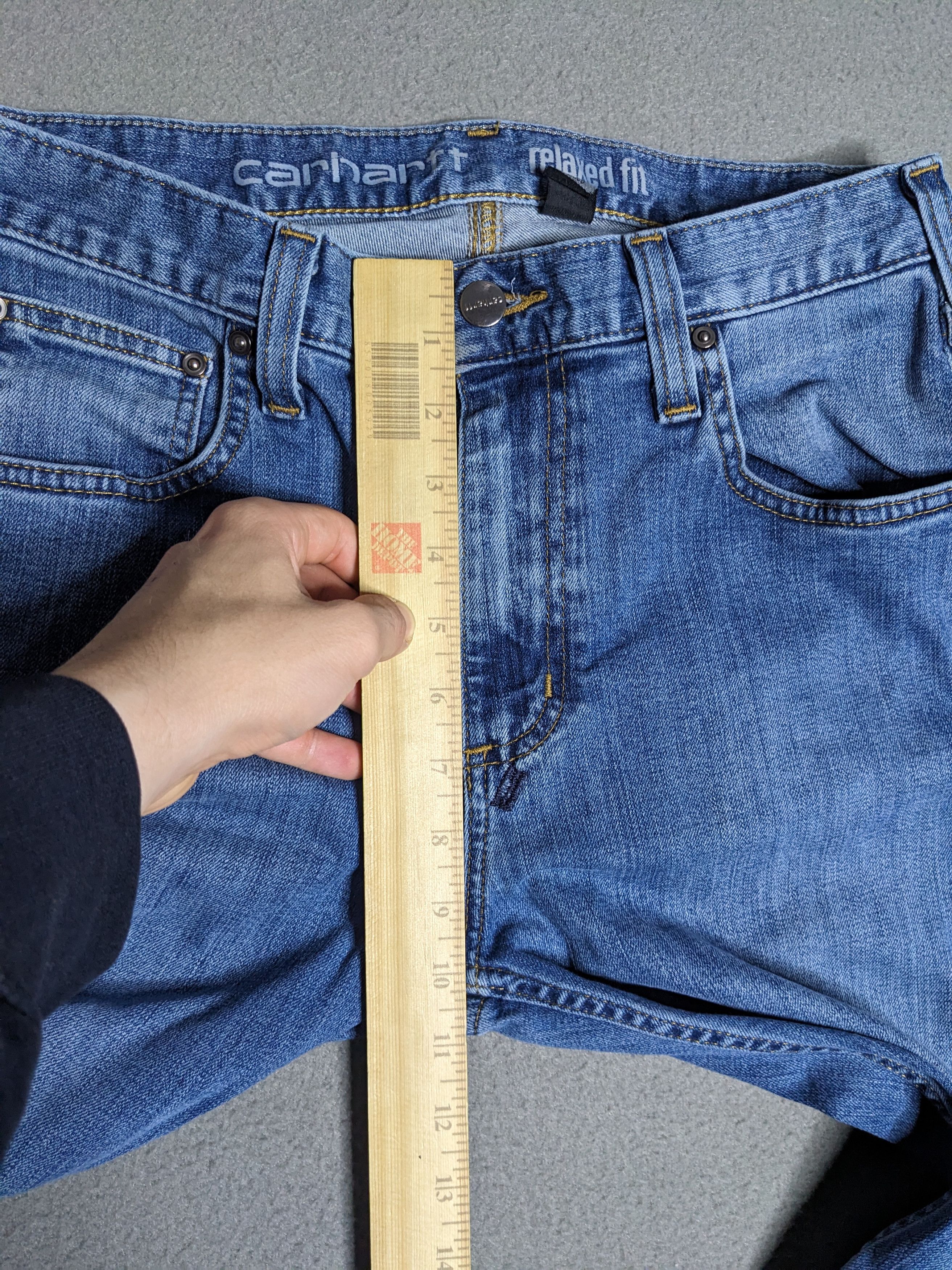 Carhartt Carhartt Straight Jeans Mens 30x34 Rugged Relaxed Stretch Size US 30 / EU 46 - 16 Thumbnail