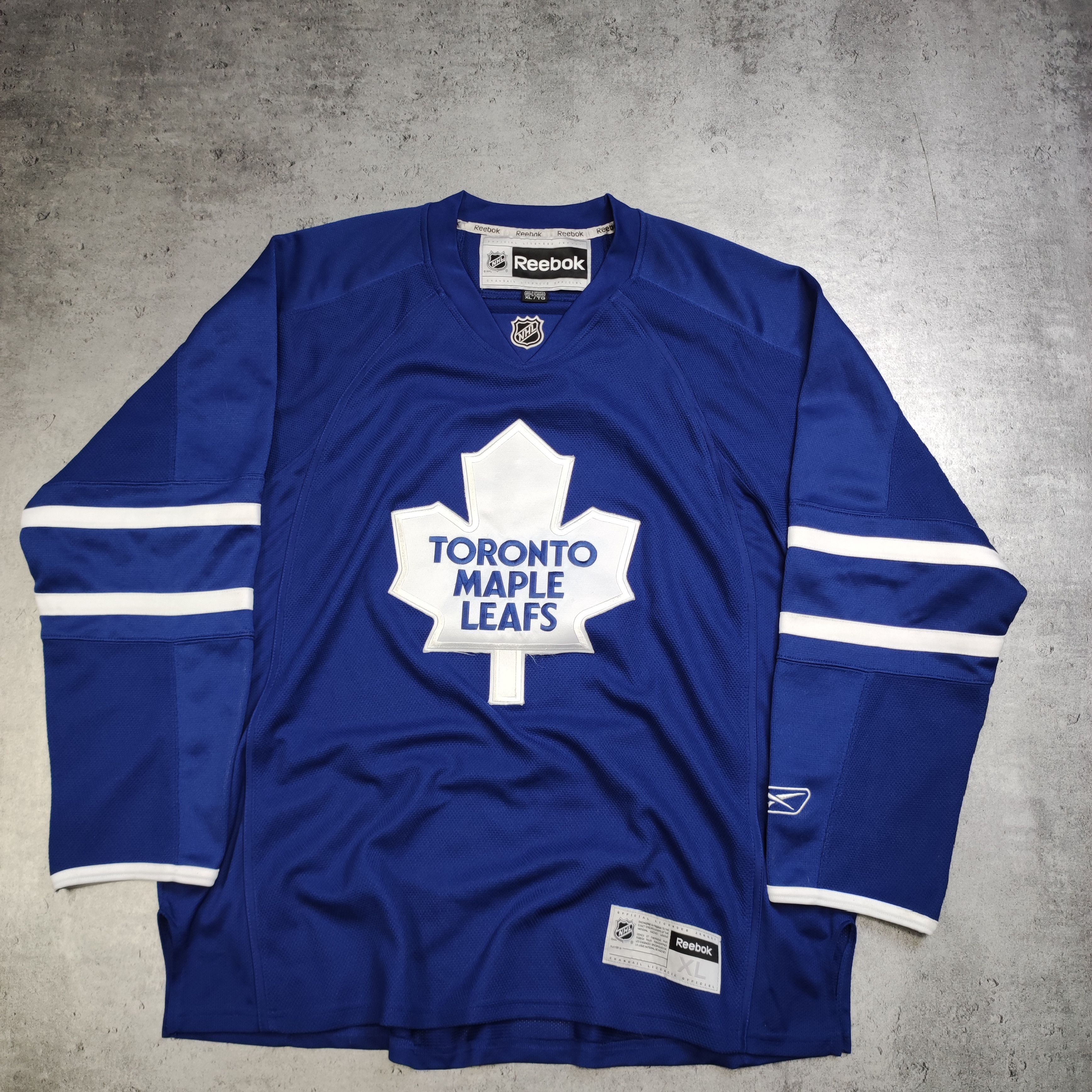NHL × Vintage RARE 90s NHL Reebok x Toronto Maple Leafs PRO Jersey Size US XL / EU 56 / 4 - 2 Thumbnail