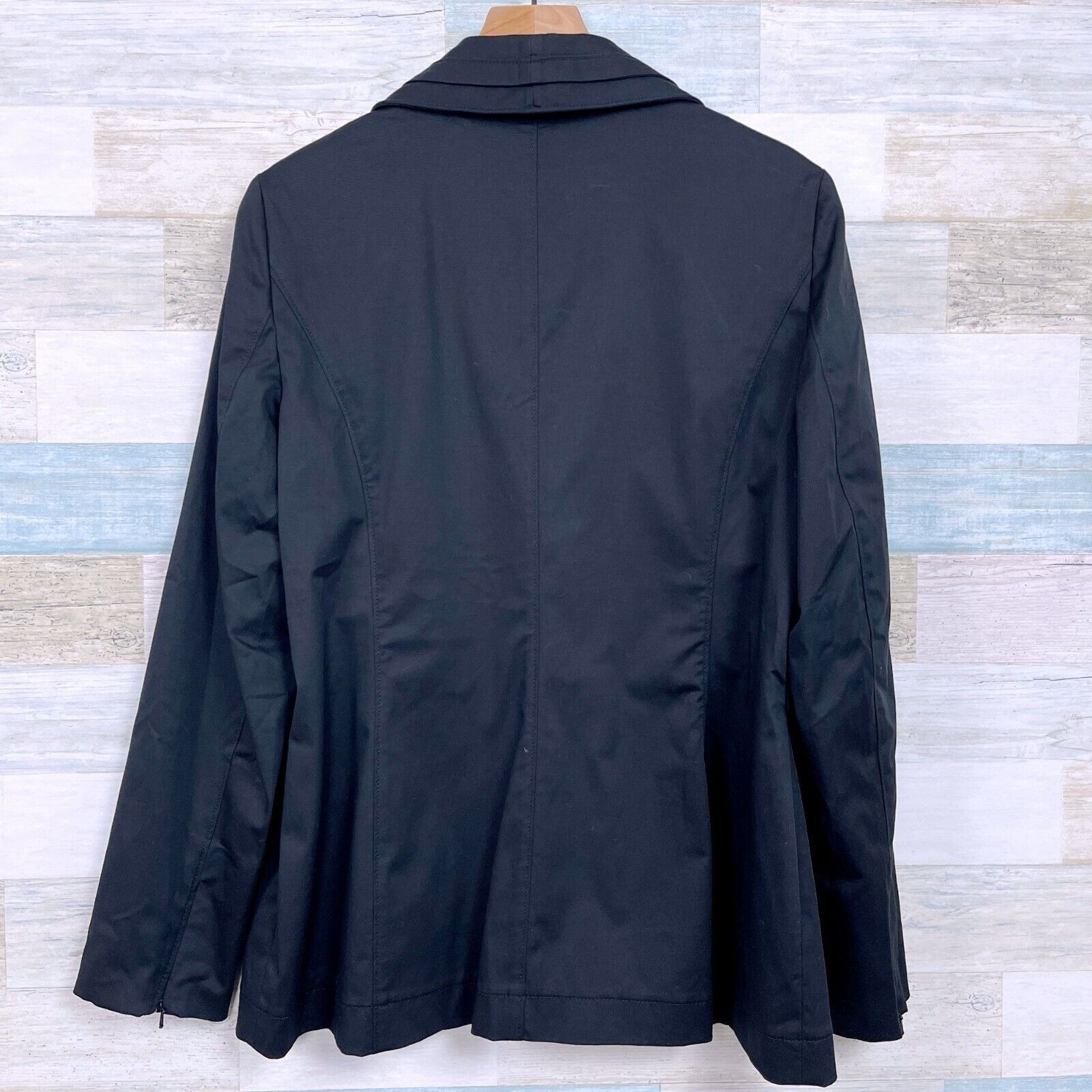 Other WORTH Wide Collar Jacket Black V Neck Snap Button 14 Size XL / US 12-14 / IT 48-50 - 5 Thumbnail