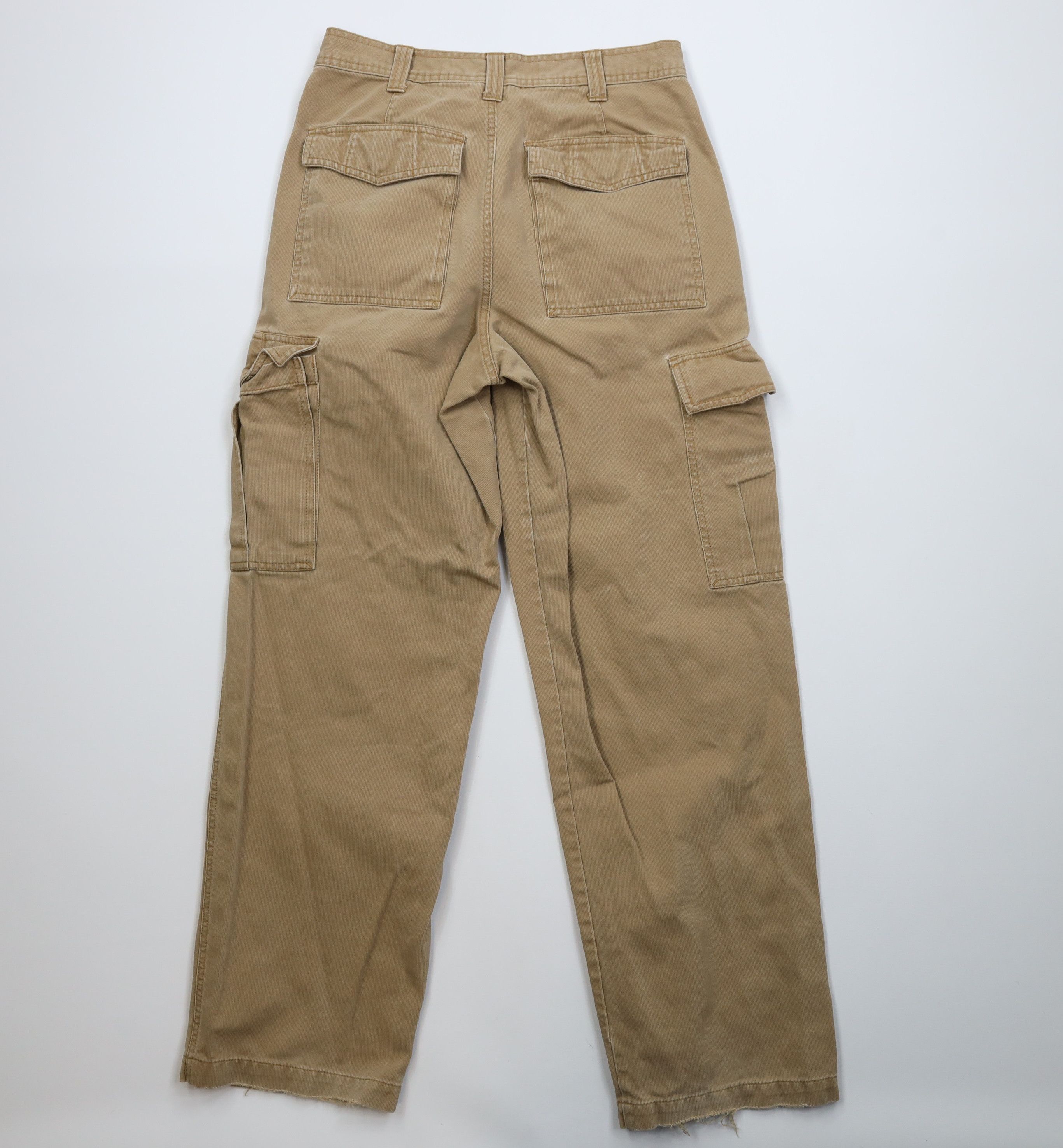 Vintage Vintage Y2K Streetwear Heavy Ribbed Whipcord Wide Leg Pants Size US 30 / EU 46 - 10 Thumbnail