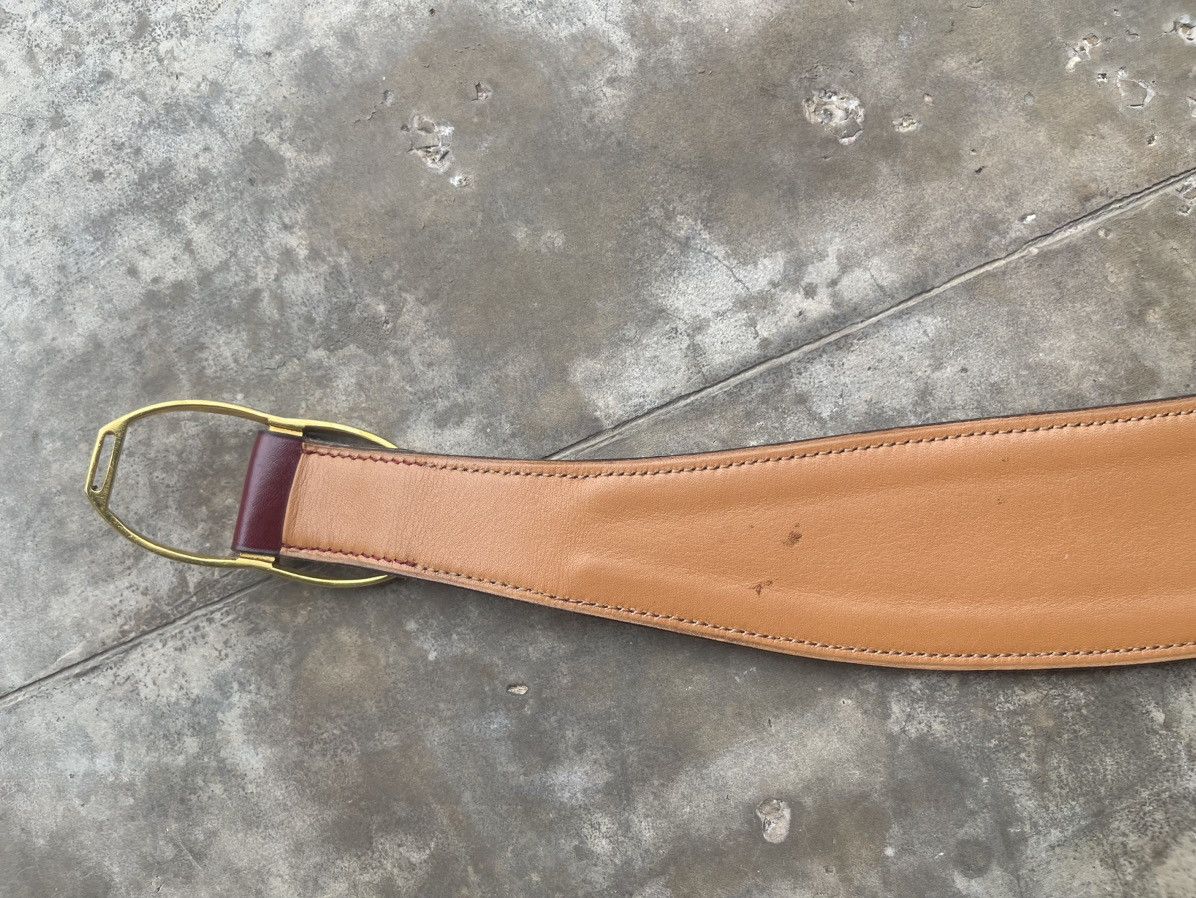 Hermes × Vintage Hermes Paris Leather Belt Made France Size ONE SIZE - 10 Thumbnail