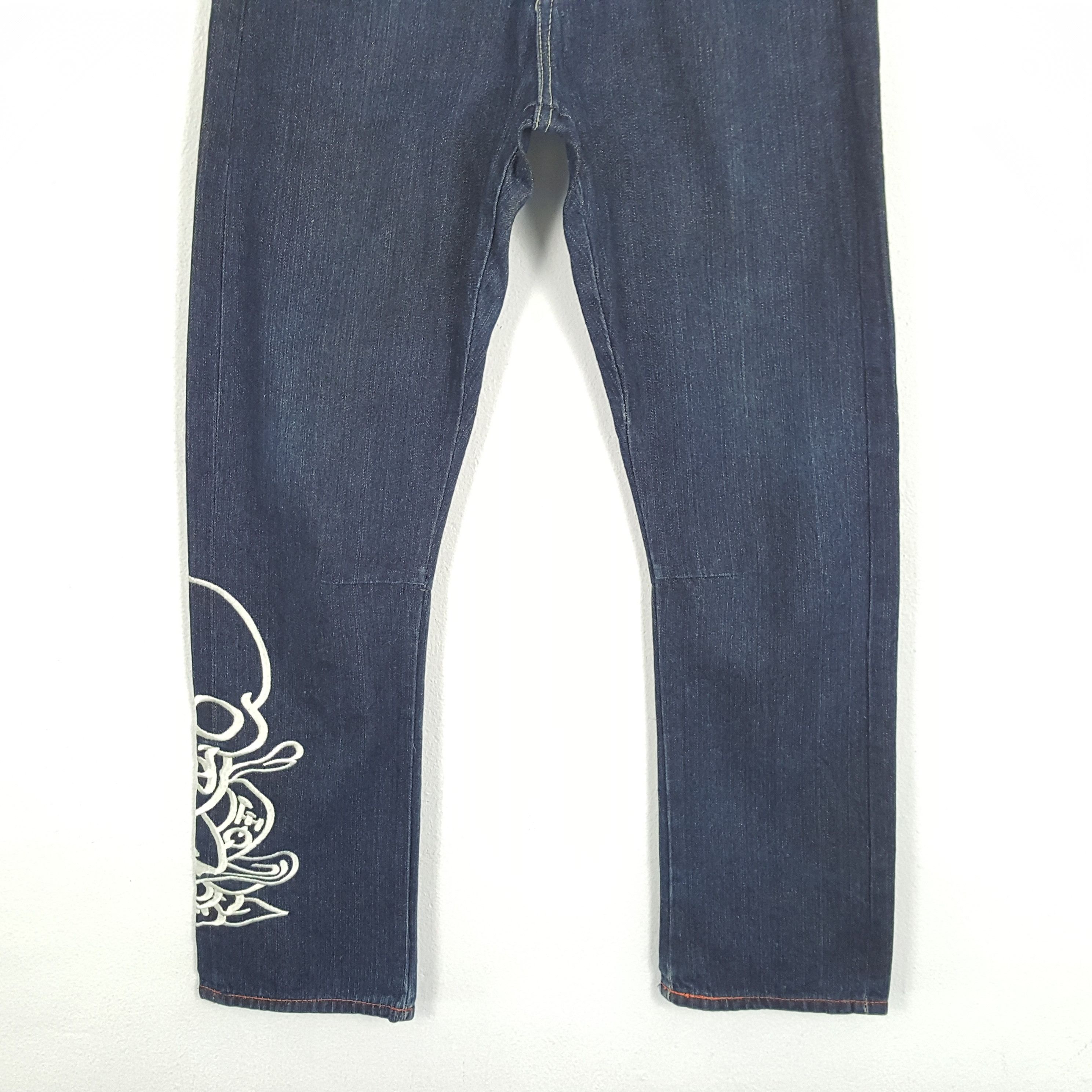 Christian Audigier × Ed Hardy Vintage ED HARDY Streewear Skateboard Style Jeans Size US 30 / EU 46 - 6 Thumbnail