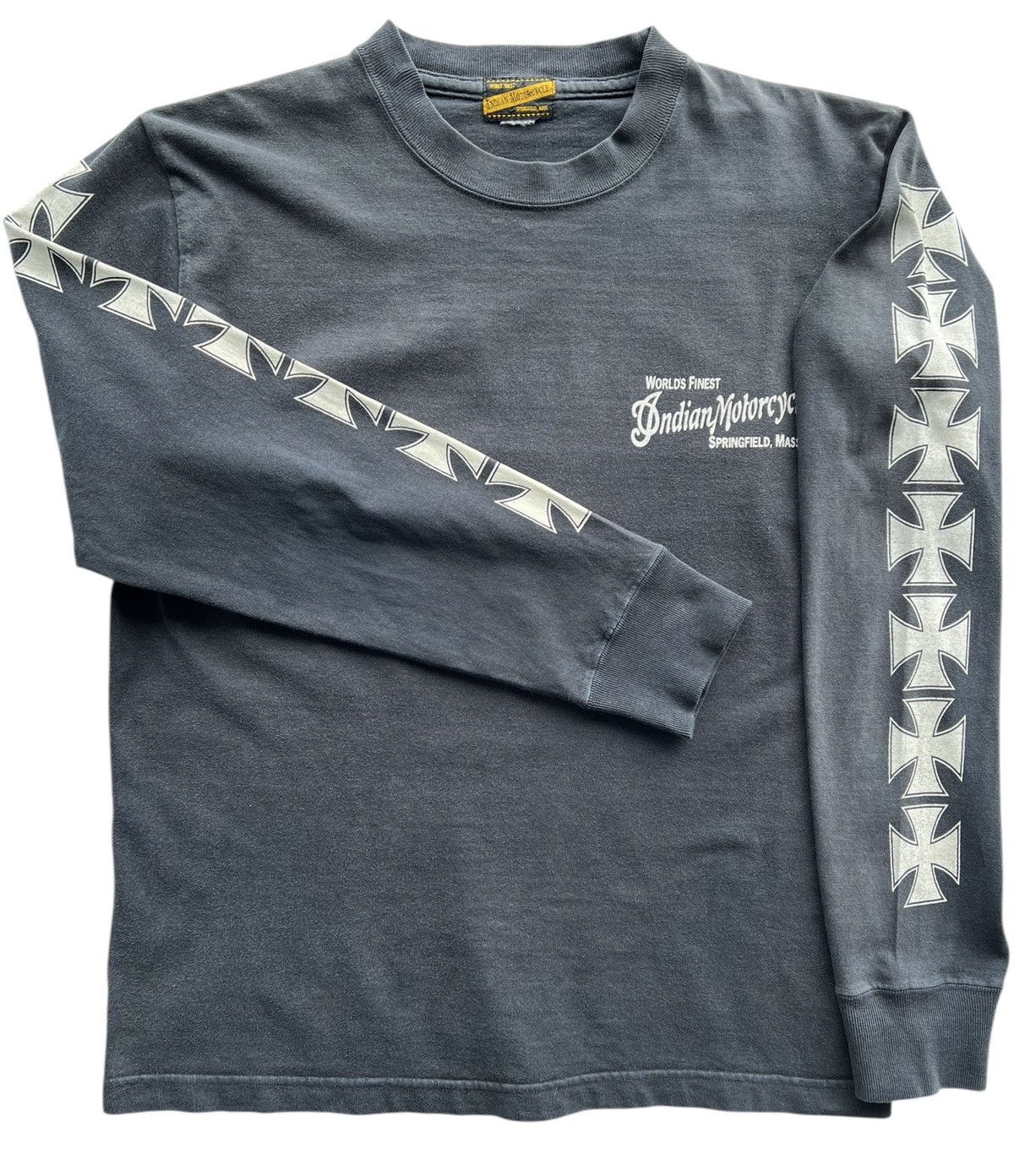 Indian Motorcycle × Toyo Enterprises 🔥Roaring San Francisco California Mc Roamers Longsleeves Tee Size US S / EU 44-46 / 1 - 8 Thumbnail