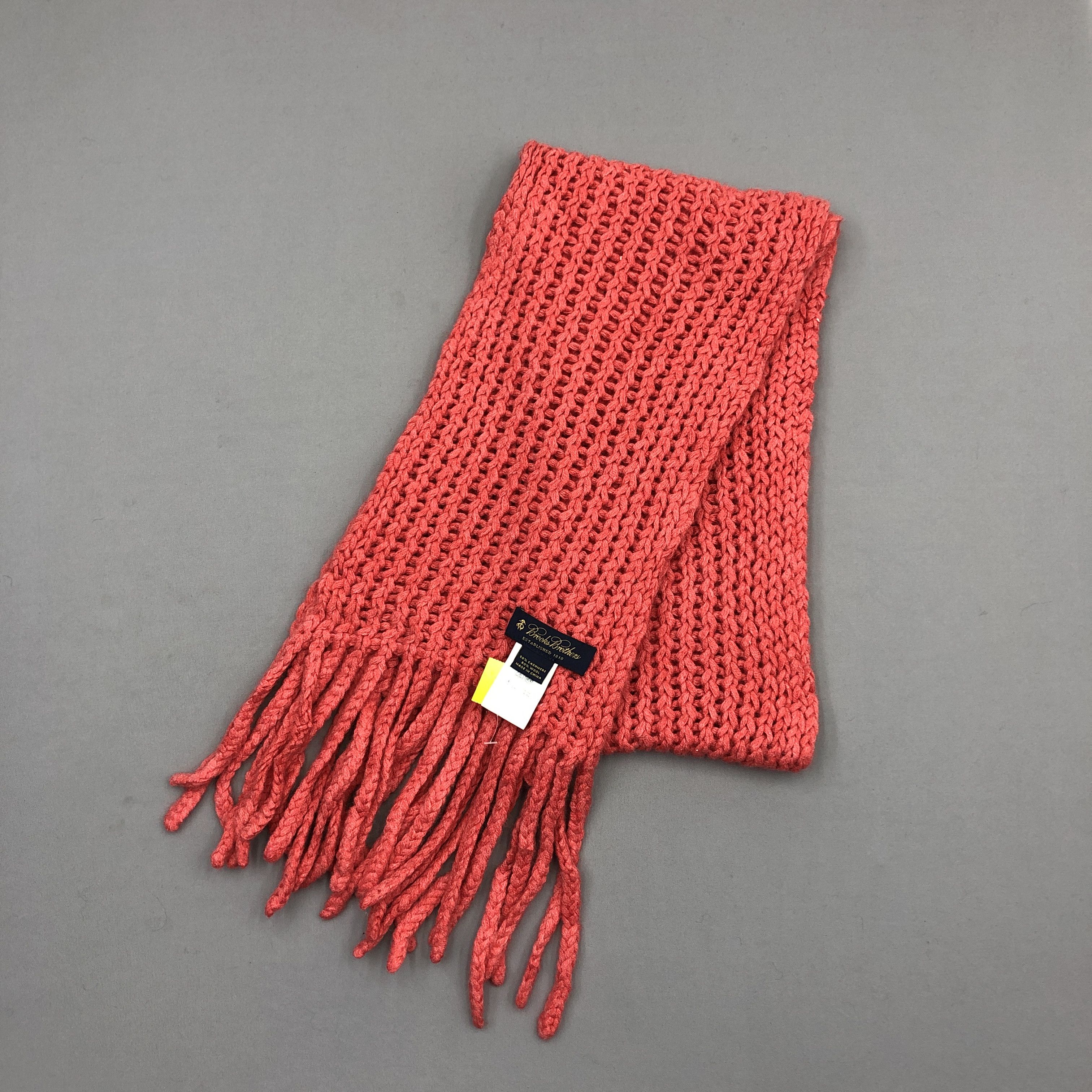 Brooks Brothers Vintage Brooks Brothers Scarf Muffler Knit Wool Scarves Size ONE SIZE - 2 Thumbnail