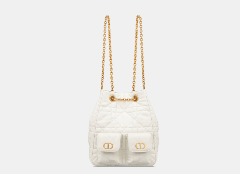 Dior o1w1db10426 M3375U Size:OS / Medium Caro Backpack in Latte Size ONE SIZE - 1 Thumbnail
