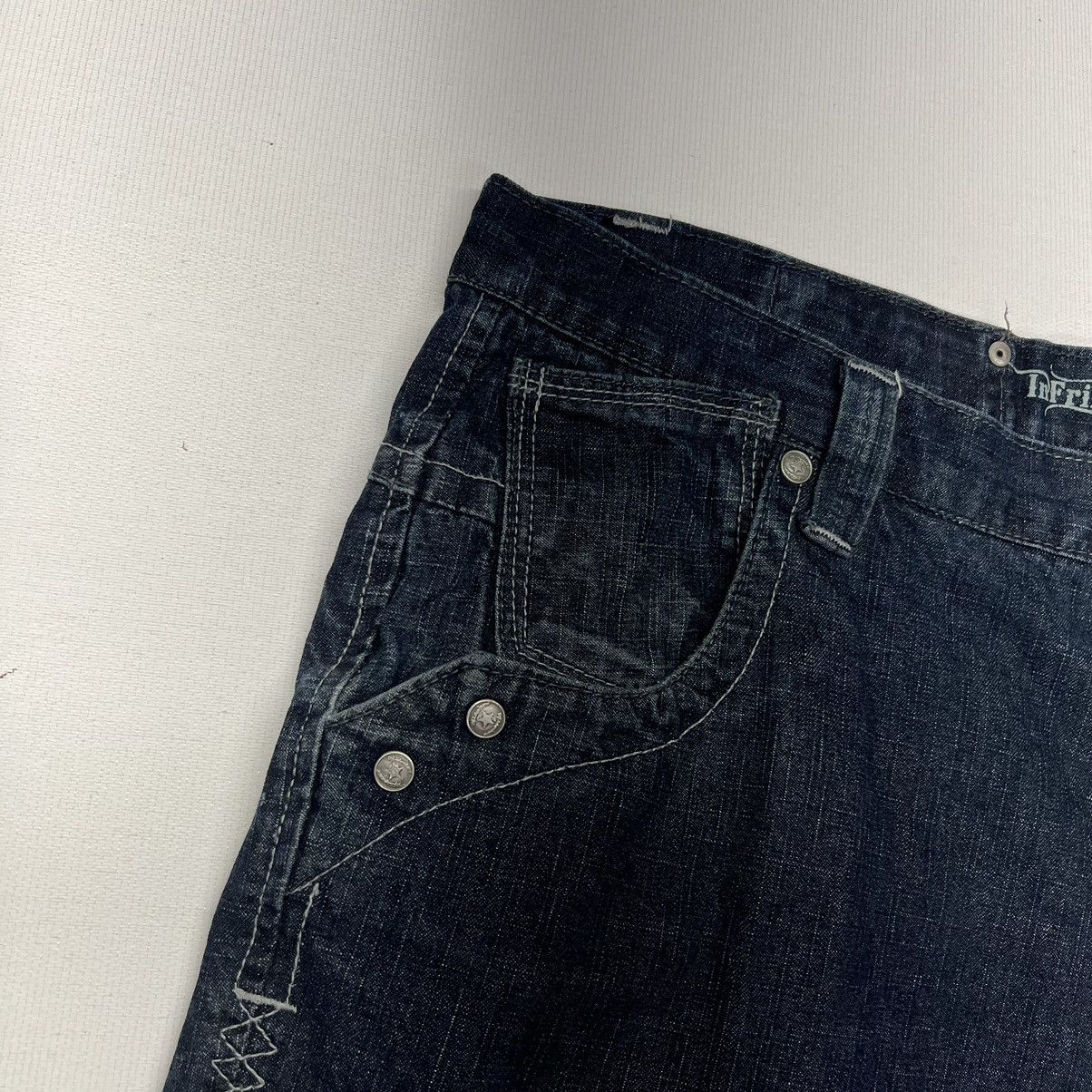 Vintage Infringement Raider Jeans Black Denim Straight Baggy Y2K Size US 40 / EU 56 - 5 Thumbnail