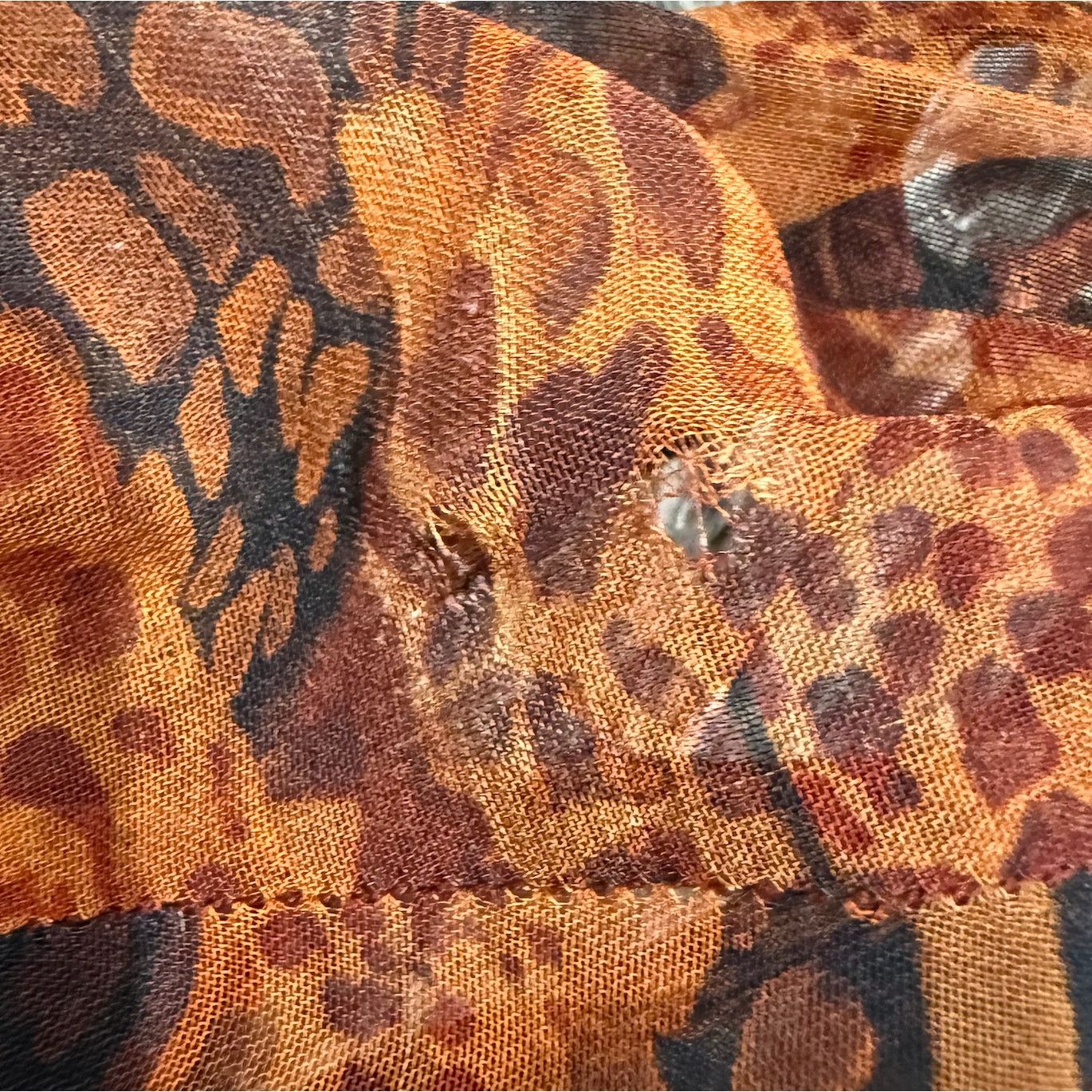 Farm Rio FARM Rio Giraffes Puff Sleeve Maxi Dress Brown Multi Size XS Size XS / US 0-2 / IT 36-38 - 6 Thumbnail