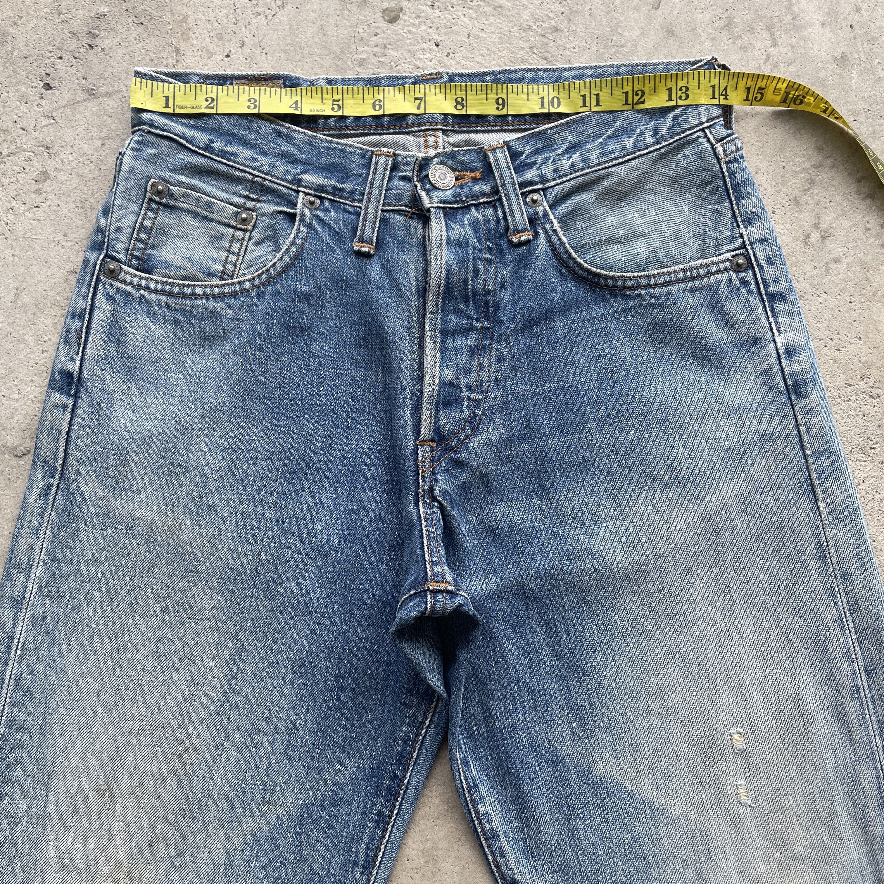 Edwin W28x28.5 VINTAGE EDWIN 503 JEANS FADED DENIM BAGGY PANTS Size US 28 / EU 44 - 5 Thumbnail