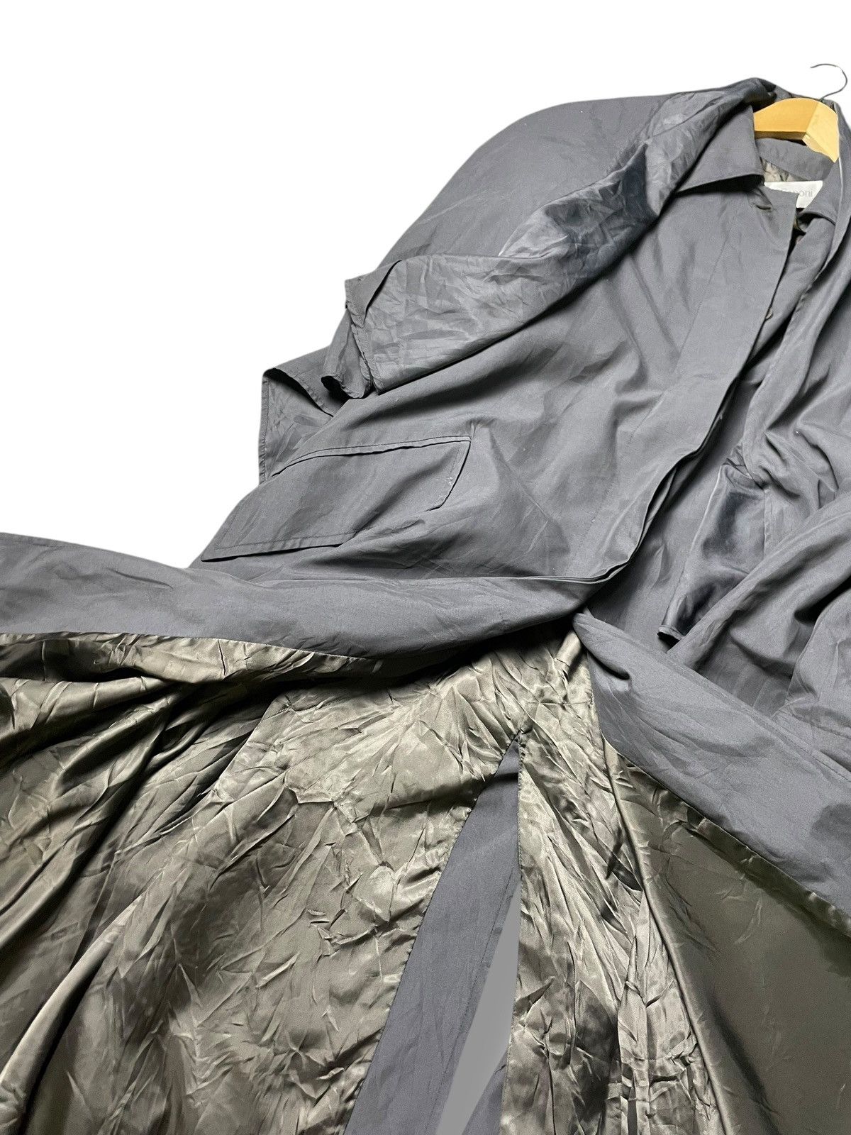 Japanese Brand × Vintage Vintage Laura Caponi Buttoned Trench Coat (68) Size US M / EU 48-50 / 2 - 6 Thumbnail