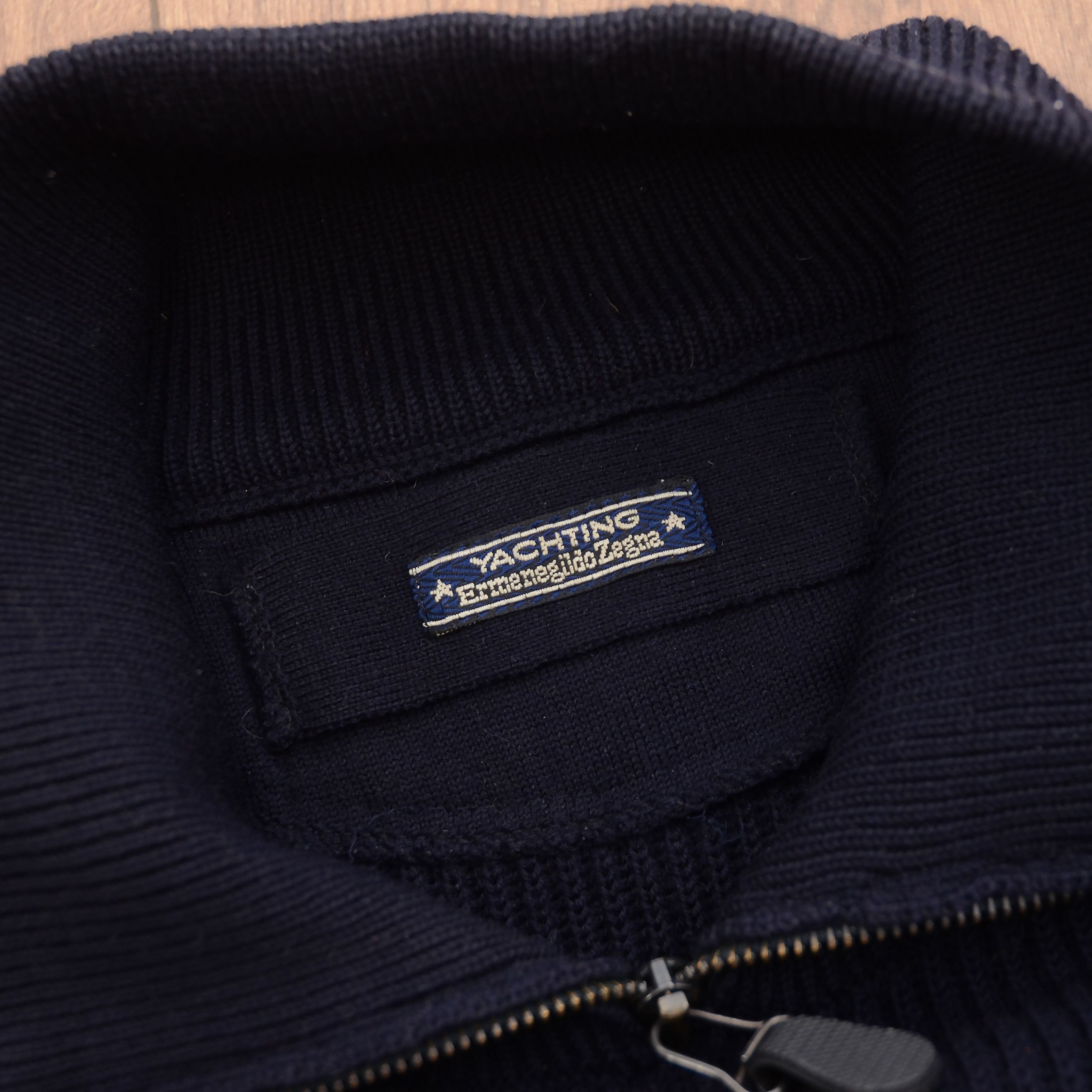 Ermenegildo Zegna Vintage Ermenegildo Zegna Sweater Wool Yachting 1/4 zip Size US XXL / EU 58 / 5 - 11 Thumbnail