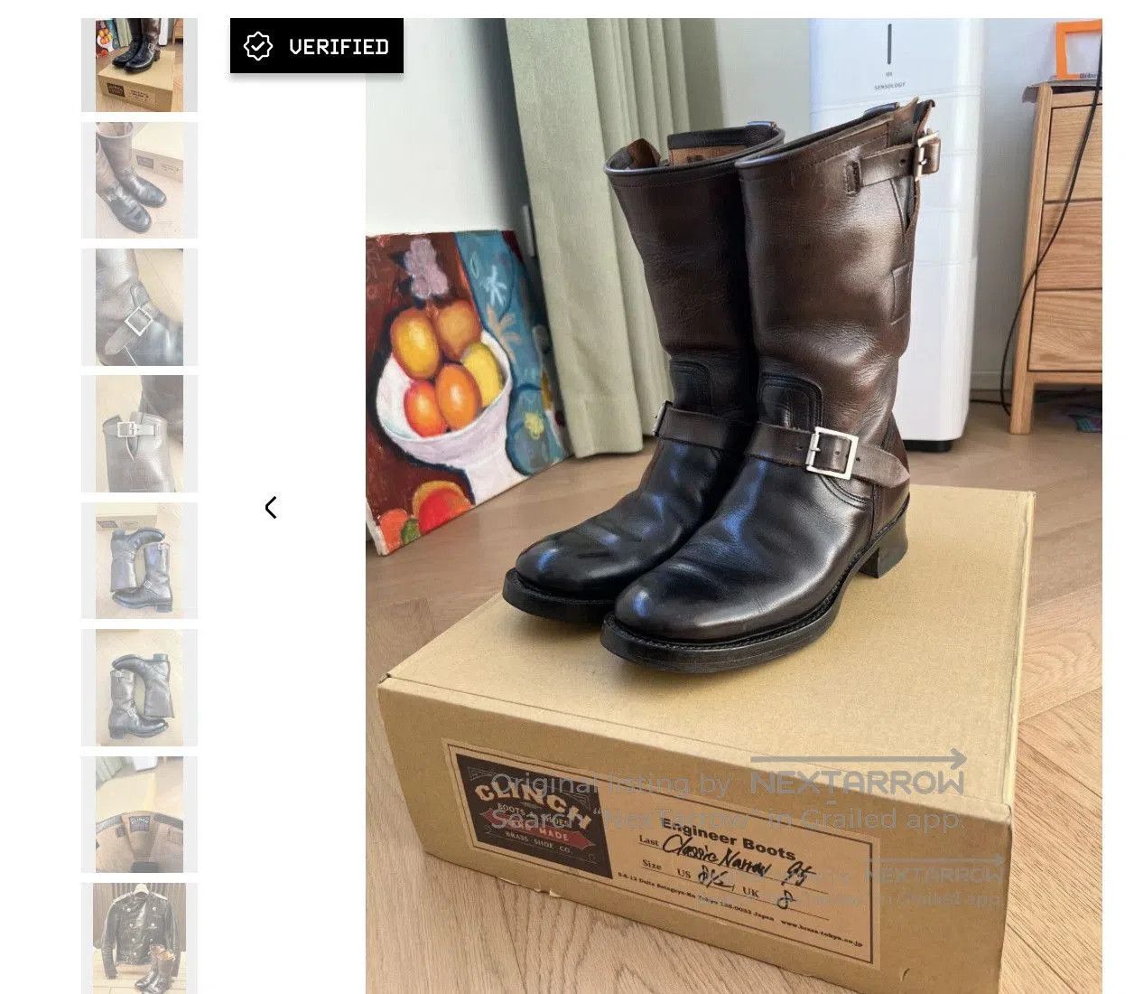 Clinch Boots Clinch Horsehide Engineer Boots . Size US 8.5 / EU 41-42 - 8 Thumbnail