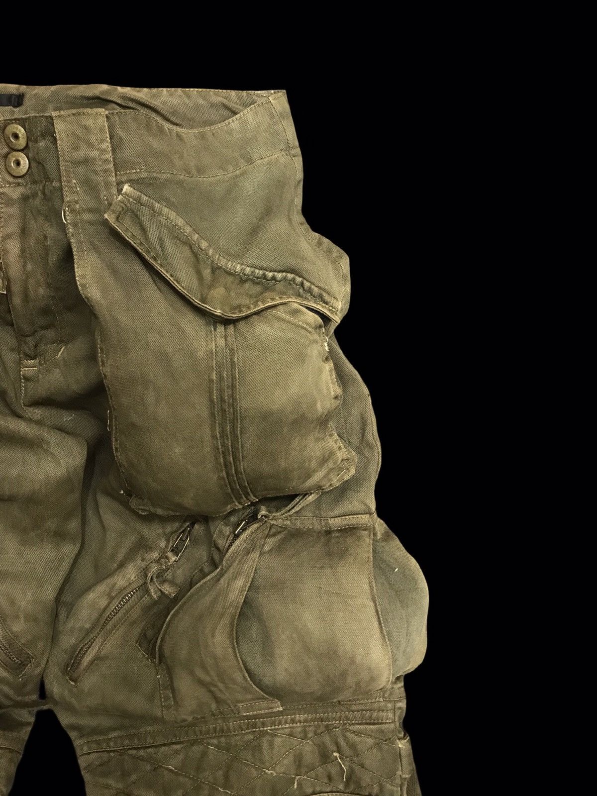 Iroquois Japan 💥AVANT GARDE💥IROQUOIS Japan 3D Zipper Parachute Pant F335 Size US 31 - 3 Thumbnail