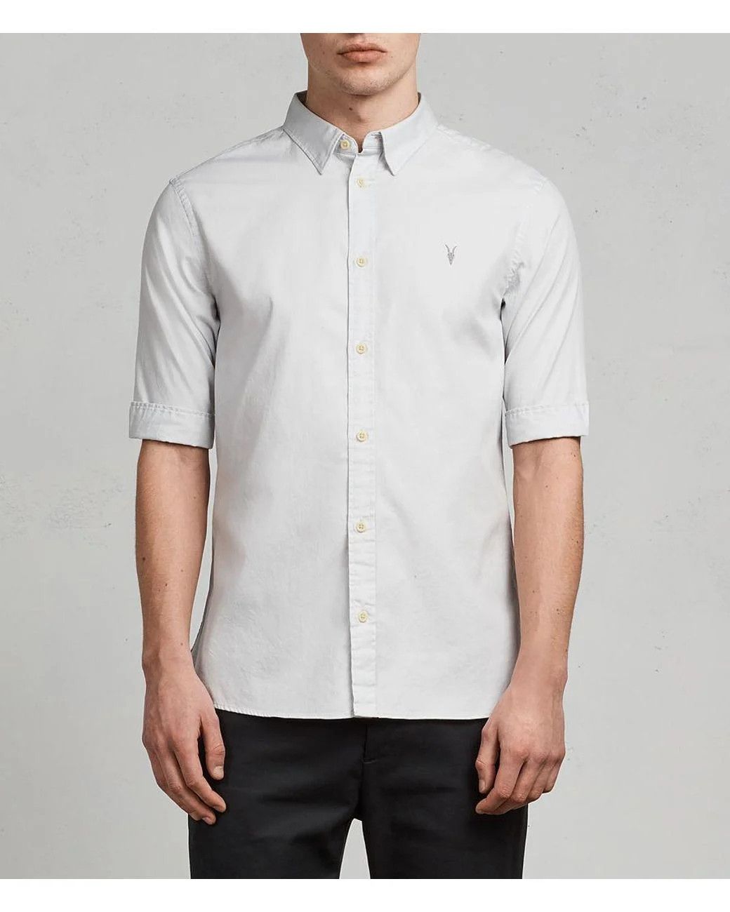 Allsaints All Saints Redondo HS Shirt Half Sleeve (0448) Size US M / EU 48-50 / 2 - 1 Thumbnail