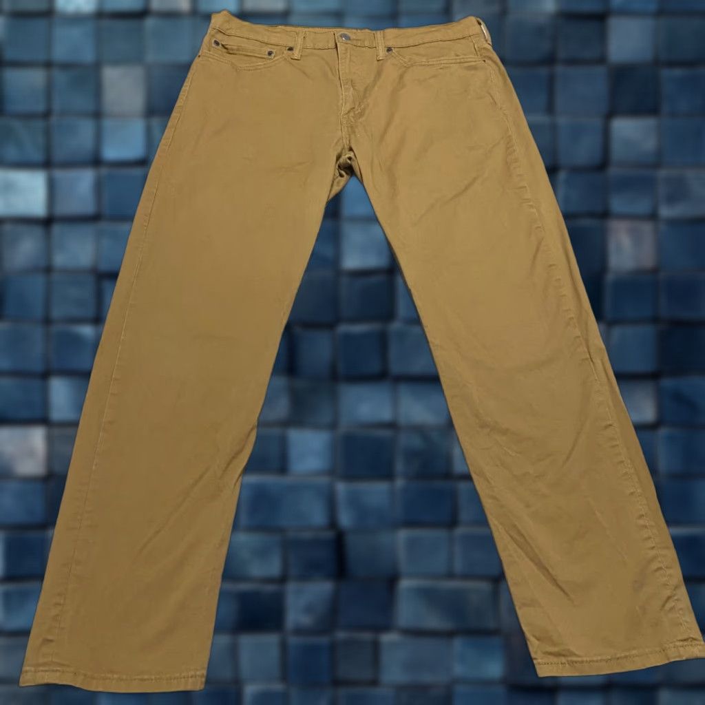Levi's Levi's 502 Mens Jeans Beige Medium Wash Regular Fit Tapered Leg 36x32 Size US 36 / EU 52 - 1 Thumbnail