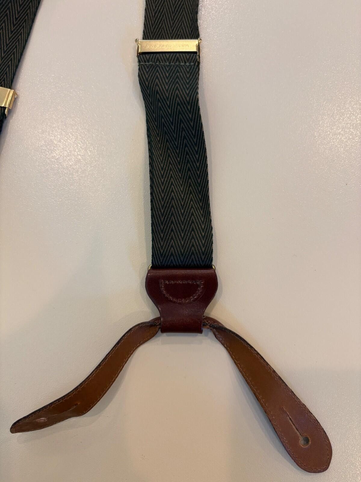 Saks Fifth Avenue Saks Fifth Avenue Suspenders Silk Button-On Braces Size ONE SIZE - 3 Thumbnail