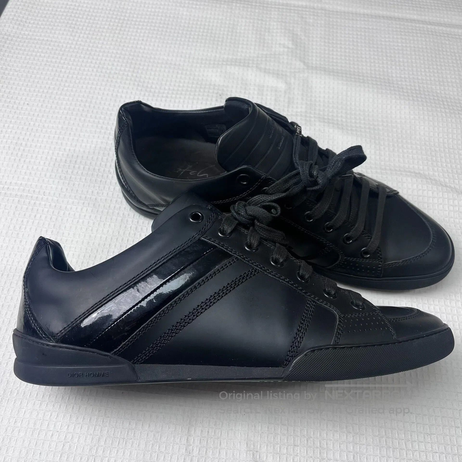 Dior Dior Black Low-Top Sneakers Size 41. Size US 8 / EU 41 - 3 Thumbnail