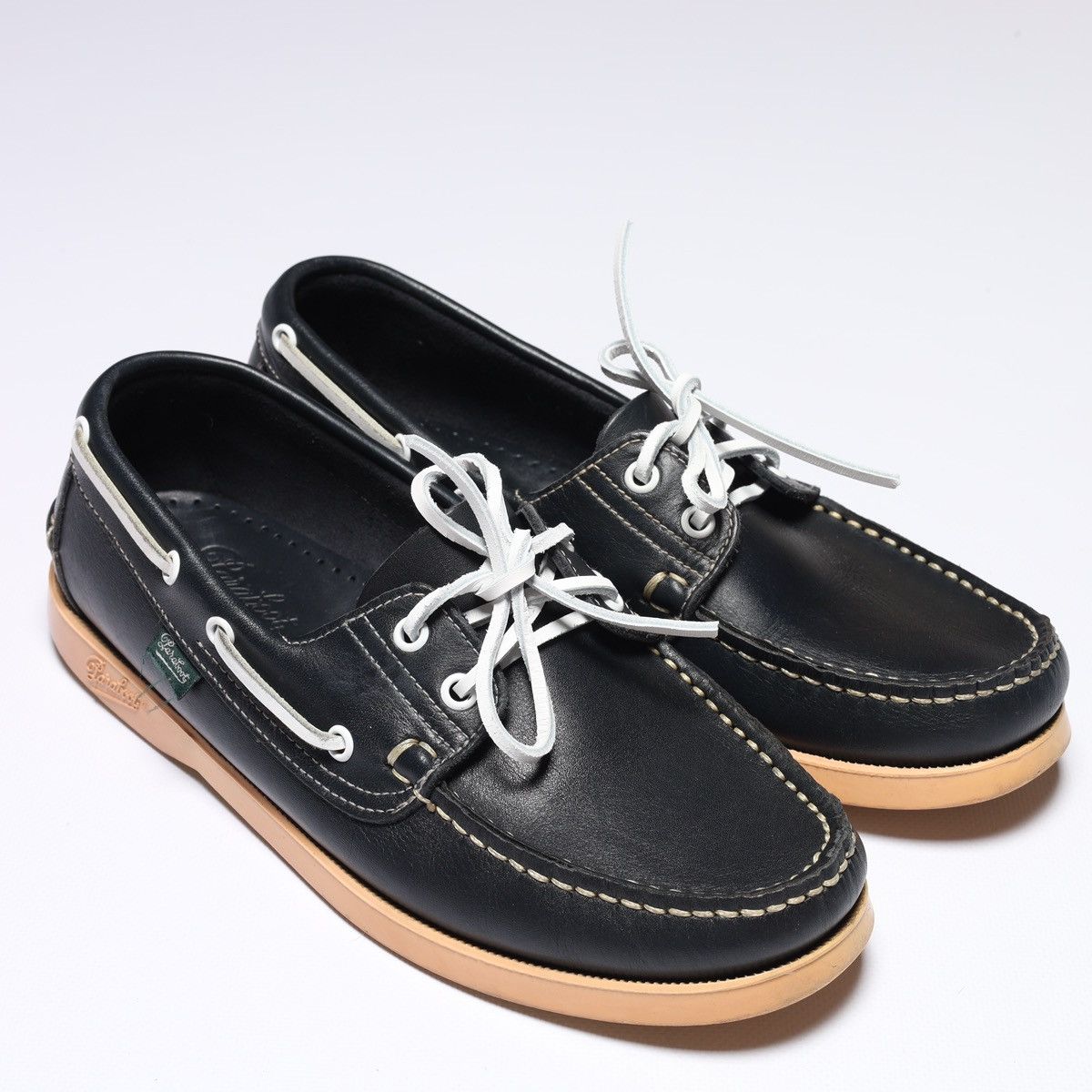 Paraboot Paraboot Veritable Mocassin Navy Leather Moccasin Shoes Size US 7.5 / EU 40-41 - 1 Thumbnail