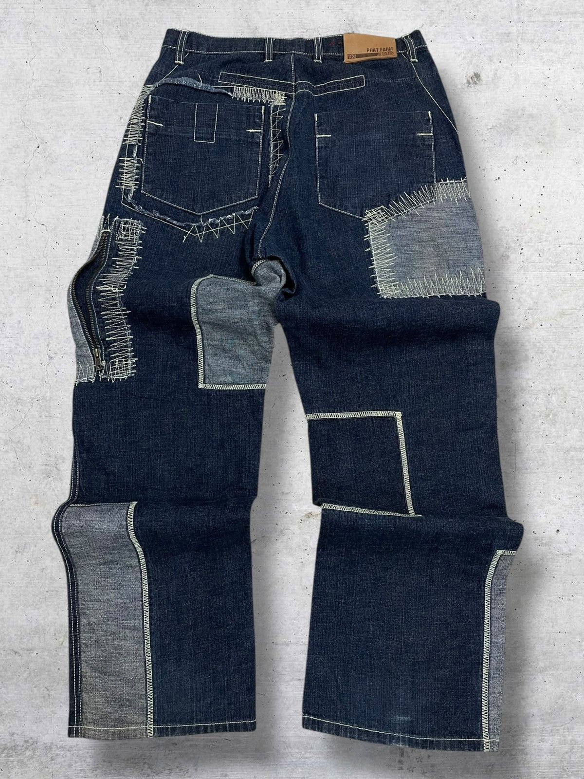 Hysteric Glamour VINTAGE PHAT FARM 90S OG JAPAN DESIGNER PATCHWORK DENIM Size US 32 / EU 48 - 9 Thumbnail