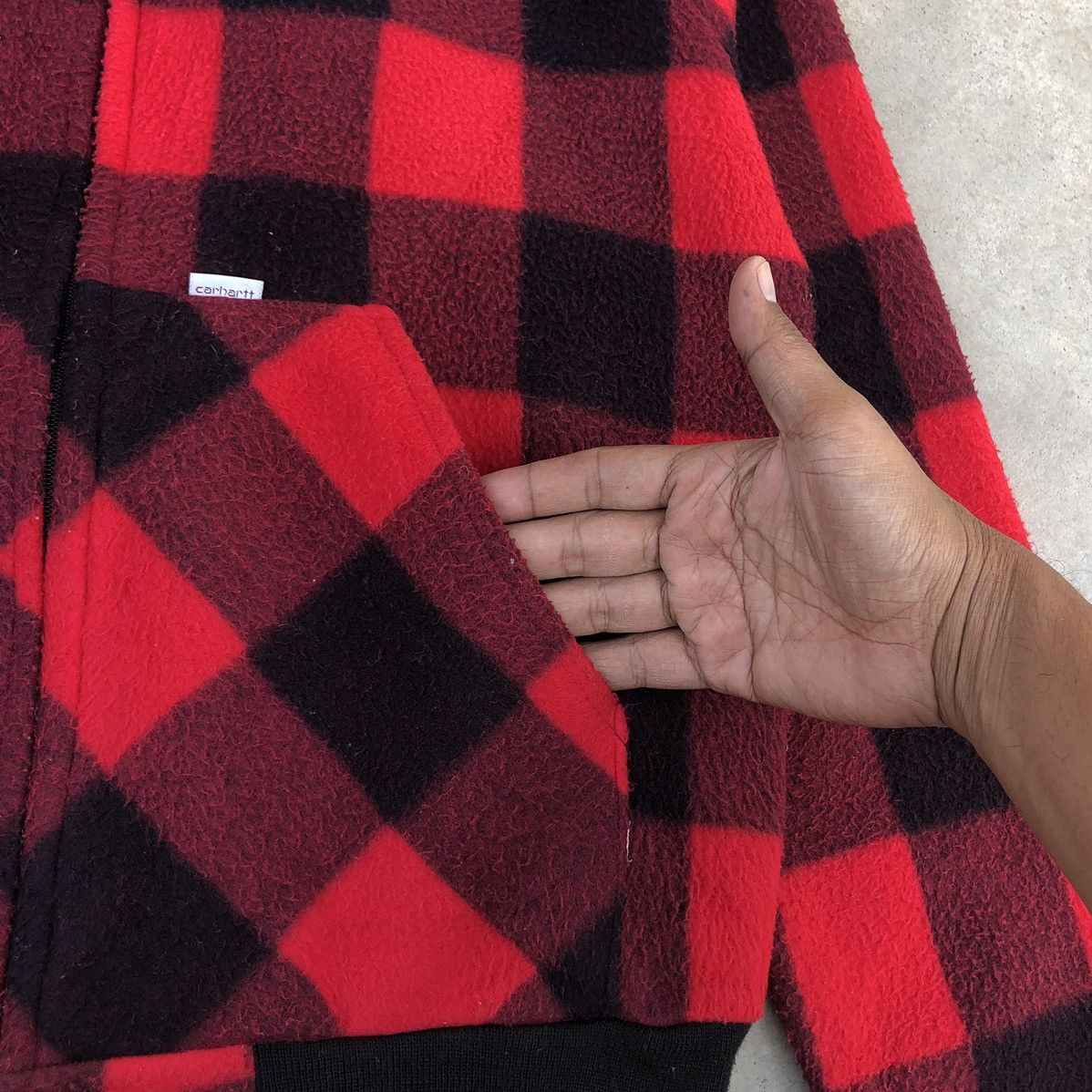 Carhartt Vintage Carhartt Plaid Tartan Polar Fleece jacket Made In 🇺🇸 Size US M / EU 48-50 / 2 - 6 Thumbnail