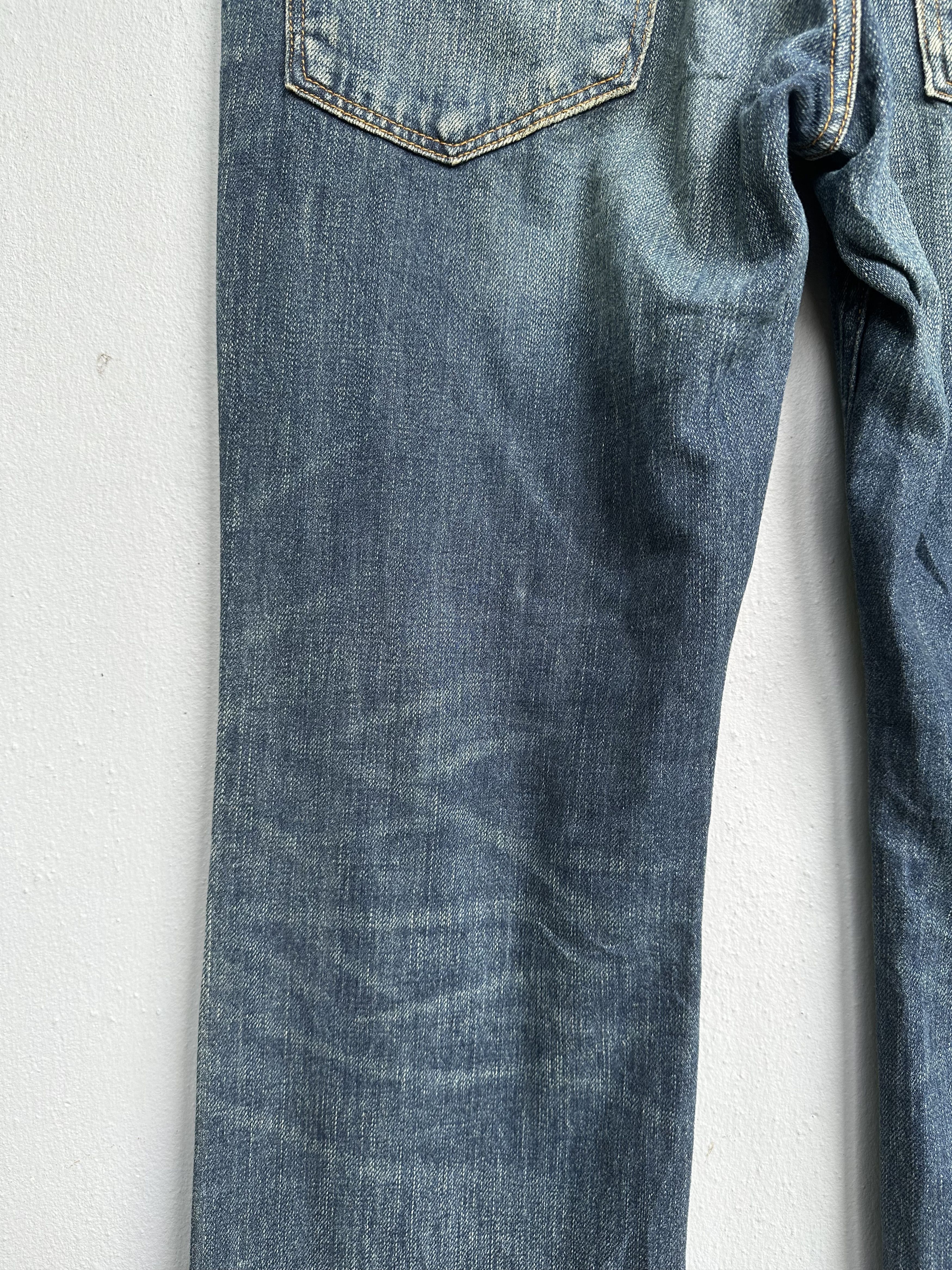 Japanese Brand Japanese Brand Sadistic Blue SBJC Distressed Denim Jeans Size US 35 - 14 Thumbnail