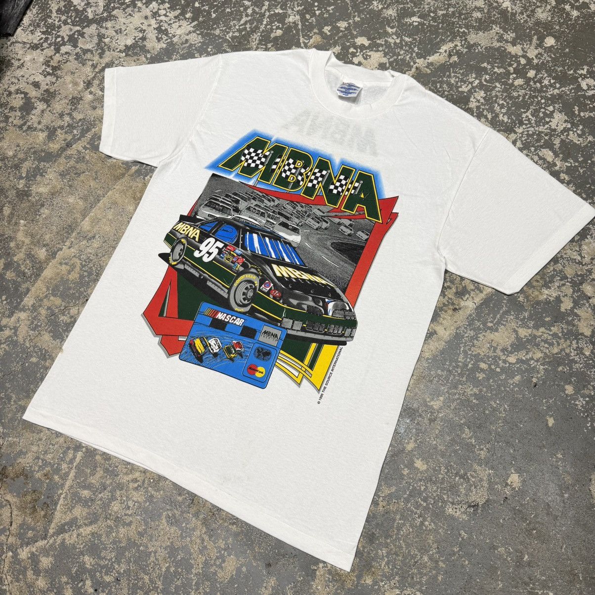NASCAR Vintage MBNA 1995 Winston Cup Nascar Racing Tshirt Size US L / EU 52-54 / 3 - 2 Thumbnail