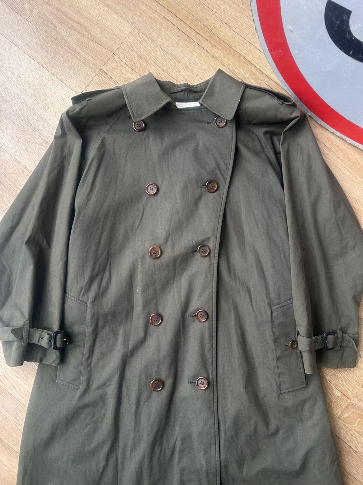 Burberry Vintage Burberry’s Double Breasted Belted Trench Coat Size L / US 10 / IT 46 - 5 Thumbnail