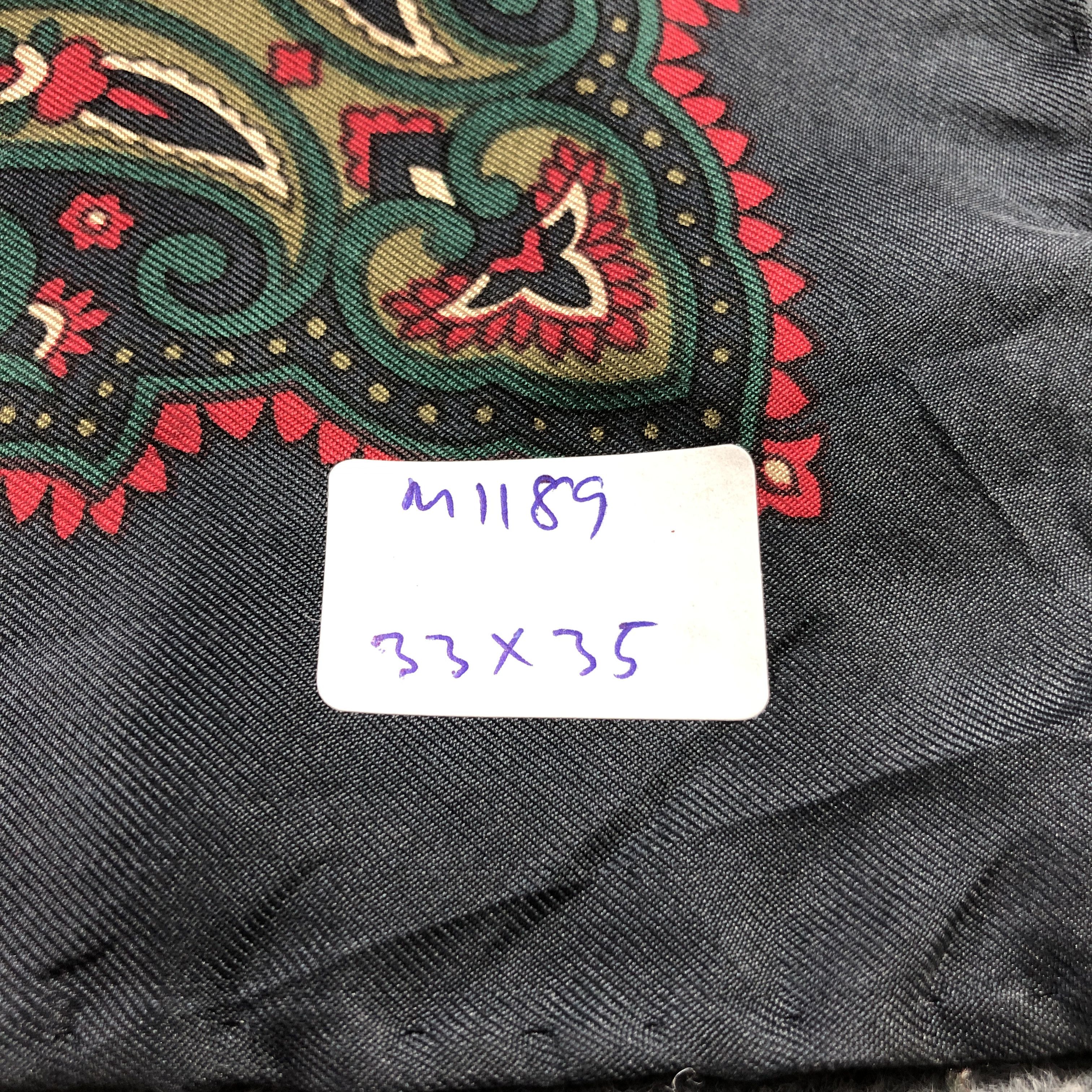 Stefano Ricci Stefano Ricci Paisley Hand Rolled Silk Scarf M1189 Size ONE SIZE - 6 Thumbnail