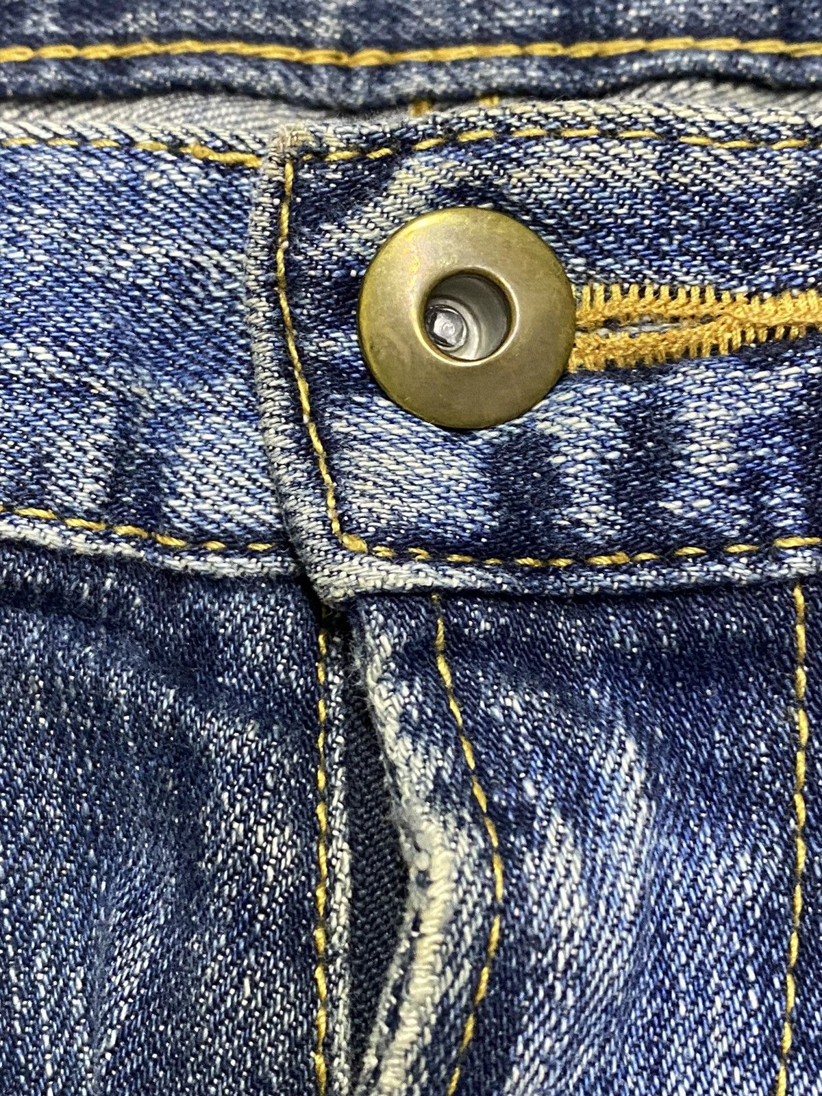 Nicole Club Vintage Japanese Brands Faded Wash Distressed Loose Jeans Size US 34 / EU 50 - 9 Thumbnail