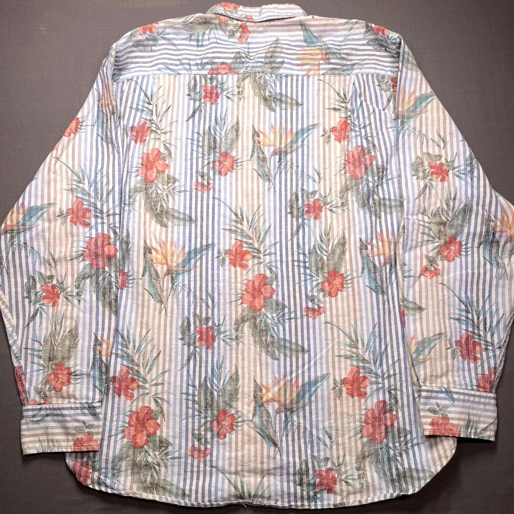 Tommy Bahama Tommy Bahama Shirt Mens XL Floral Long Sleeve Hawaiian Aloha Button Up Linen Size US XL / EU 56 / 4 - 6 Thumbnail