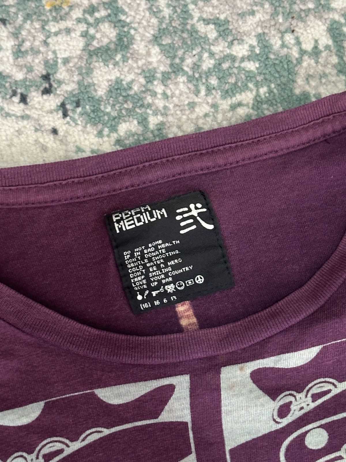 PPFM PPFM Japan Purple Photo Tees L/S Shirt Size US M / EU 48-50 / 2 - 5 Thumbnail