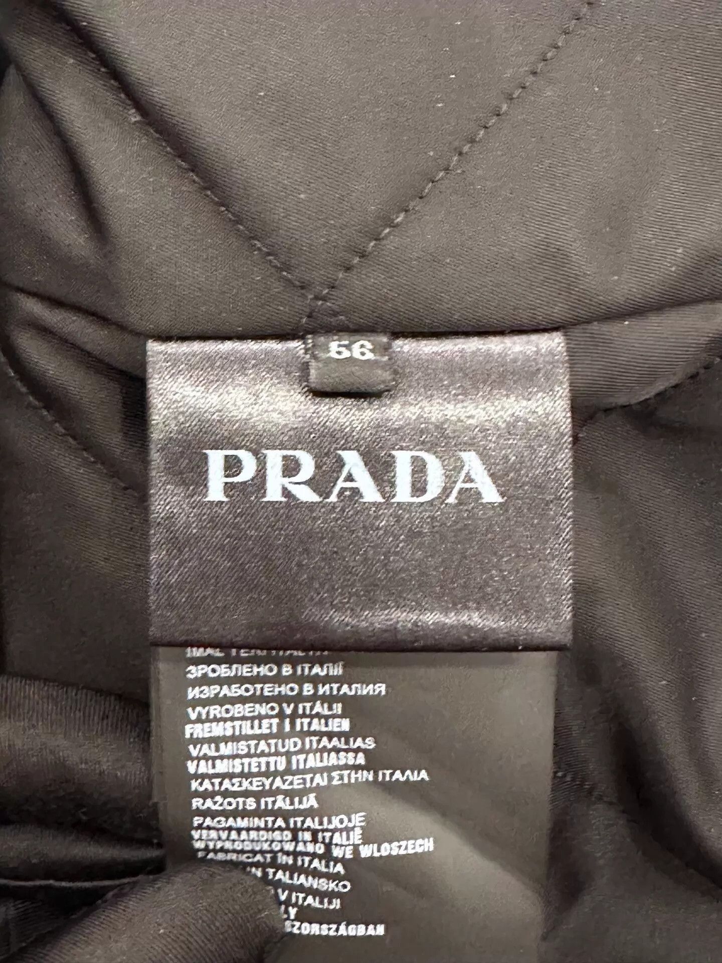 Prada Blue XL Zip-Front Collared Jacket Size US XL / EU 56 / 4 - 6 Thumbnail