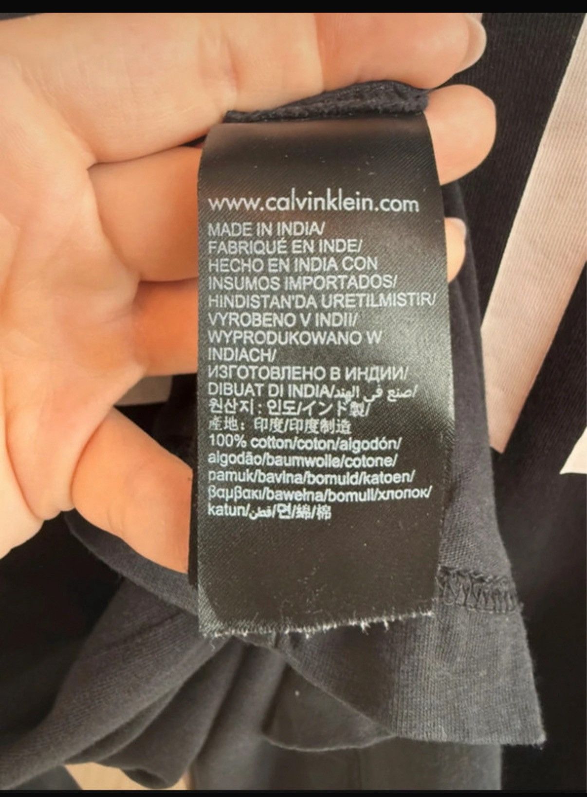Calvin Klein Calvin Klein Longsleeve T-shirt, black, 100% cotton, size M Size US M / EU 48-50 / 2 - 5 Thumbnail