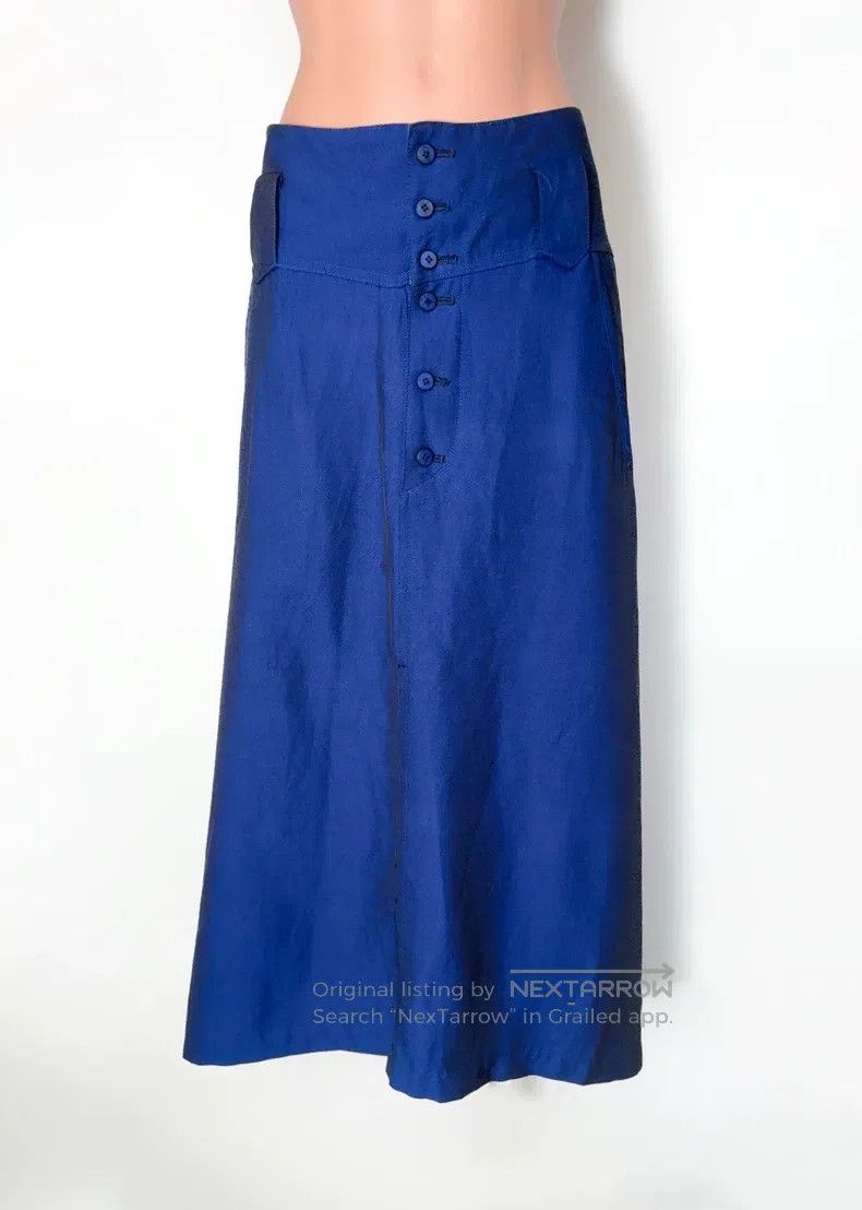 Yohji Yamamoto Yohji Yamamoto size s Maru character period dark blue dress Size 24" / US 00 / IT 34 - 1 Thumbnail